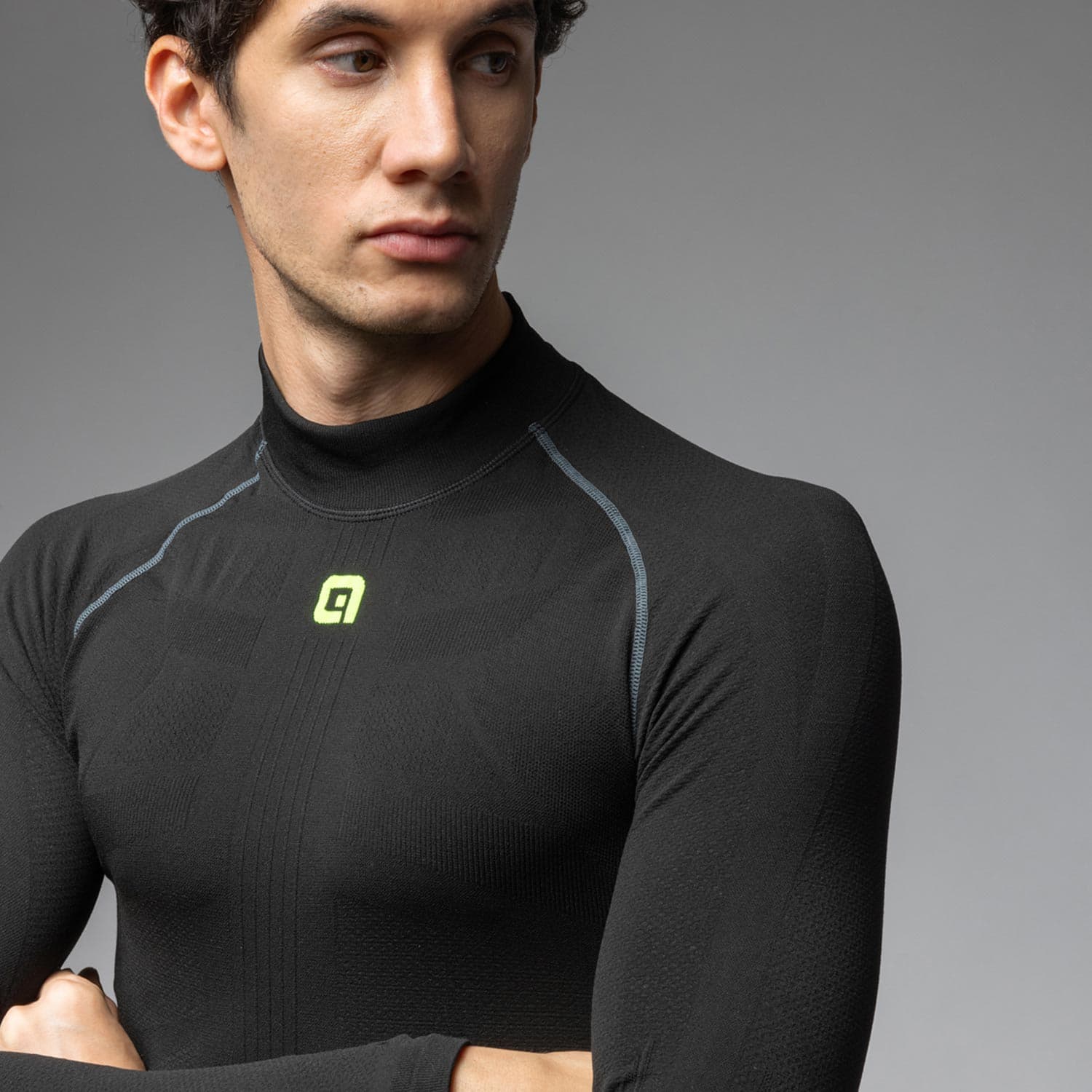 Ale Clothing Seamless S1 Mens Carbon Baselayer — detail view 7