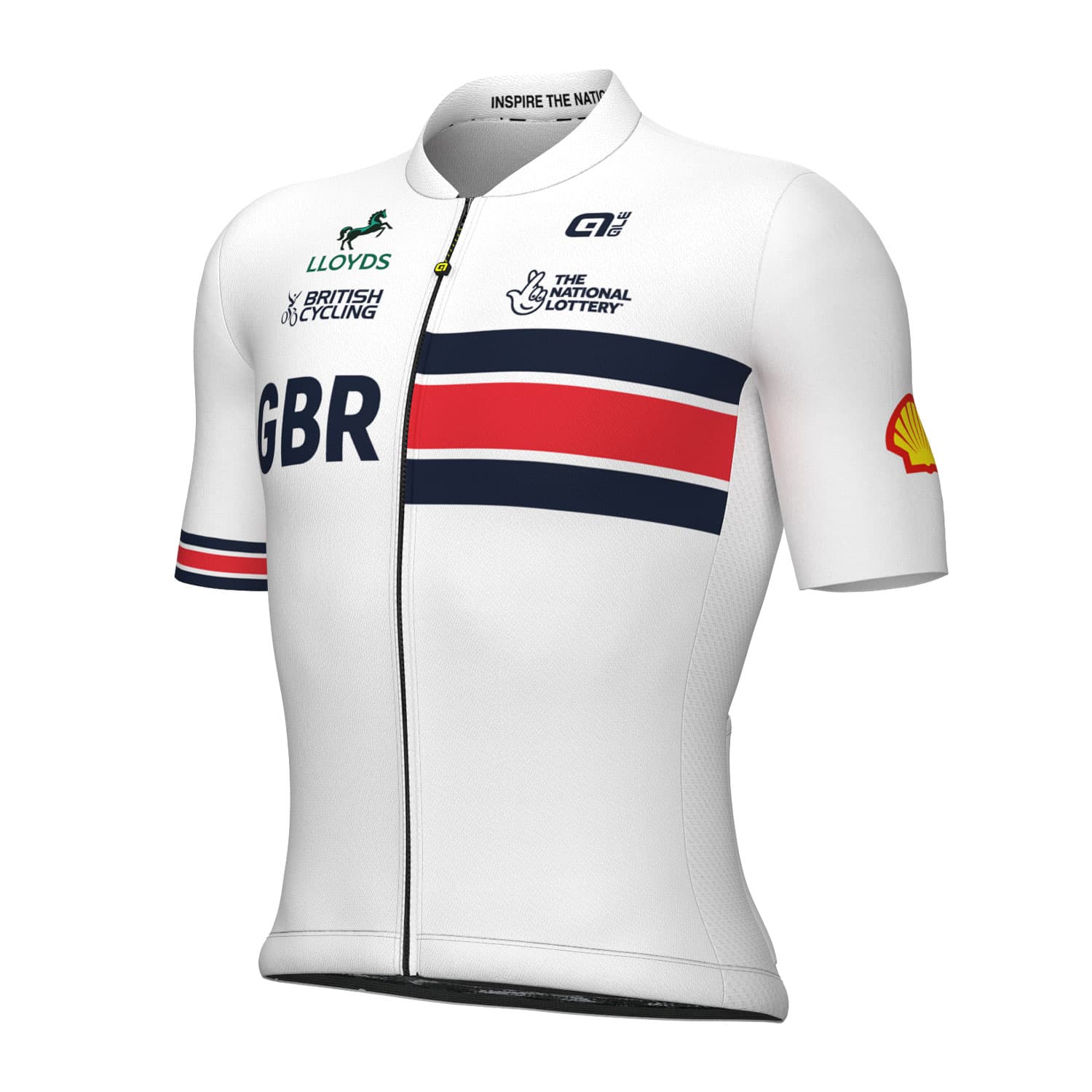 Ale Clothing British Cycling Official Prime Mens Short Sleeved Jersey — detail view 5
