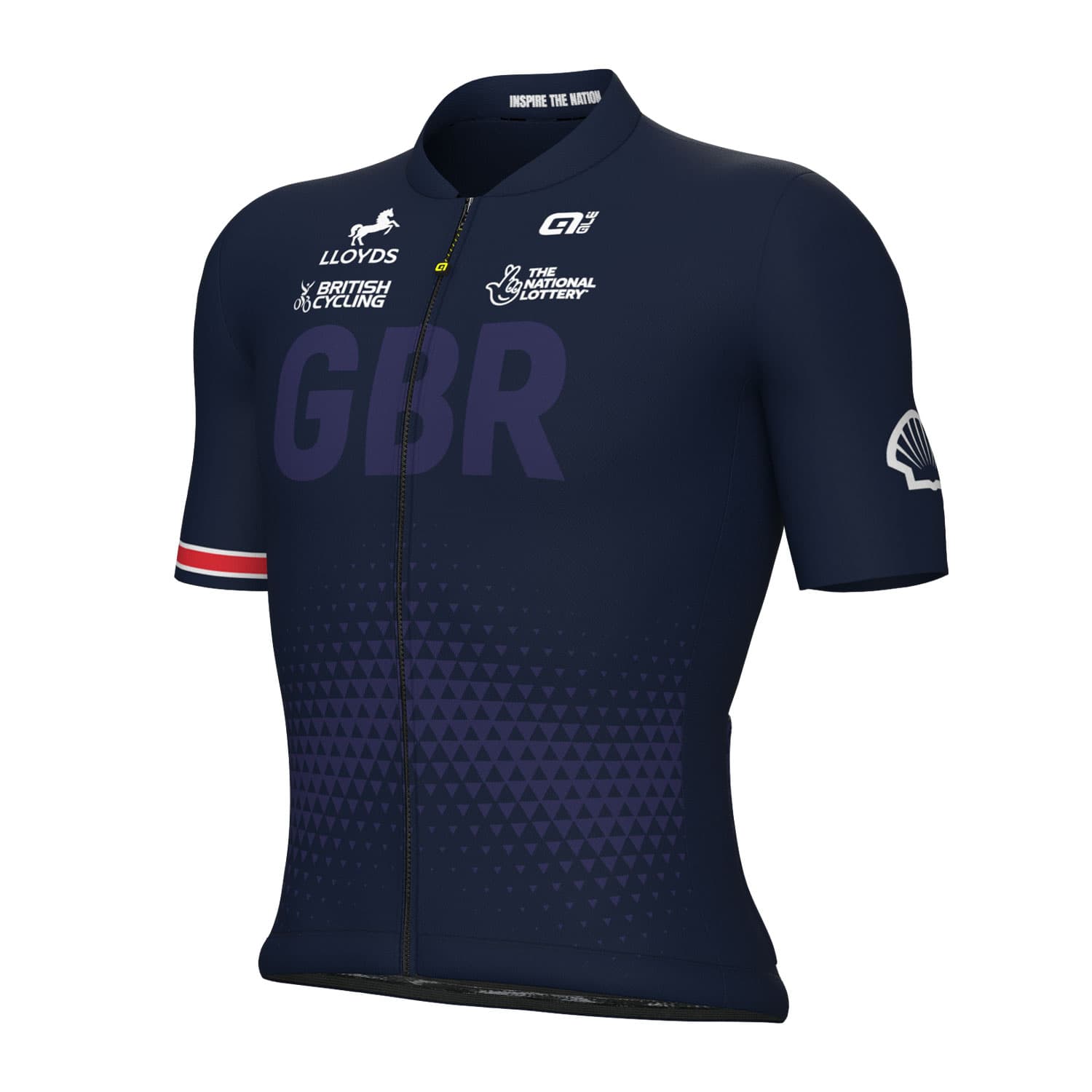 Ale Clothing British Cycling Official Training Prime Mens Short Sleeved Jersey — detail view 4