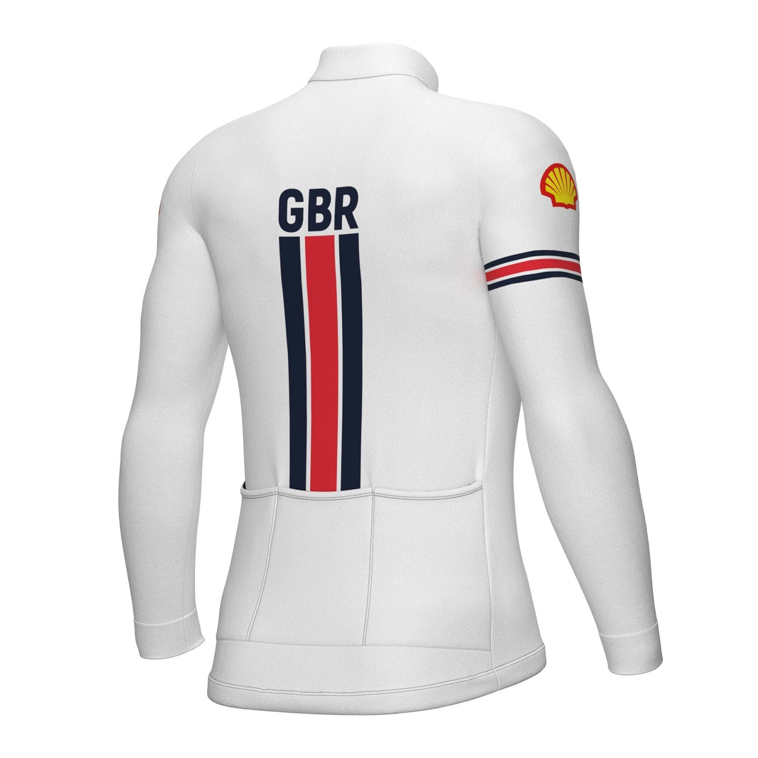 Ale Clothing British Cycling Official Prime Mens Long Sleeved Jersey — detail view 2