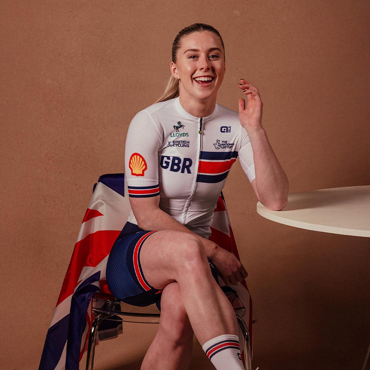 Ale Clothing British Cycling Official Womens Prime Short Sleeved Jersey — detail view 4