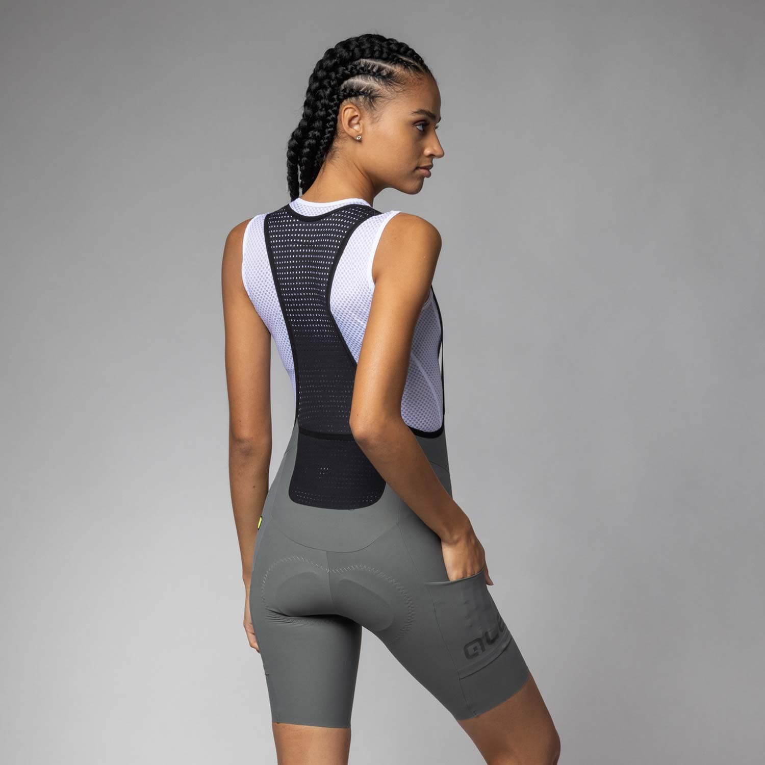 Ale Clothing Gravel Pro Off Road Womens Bibshorts — detail view 2