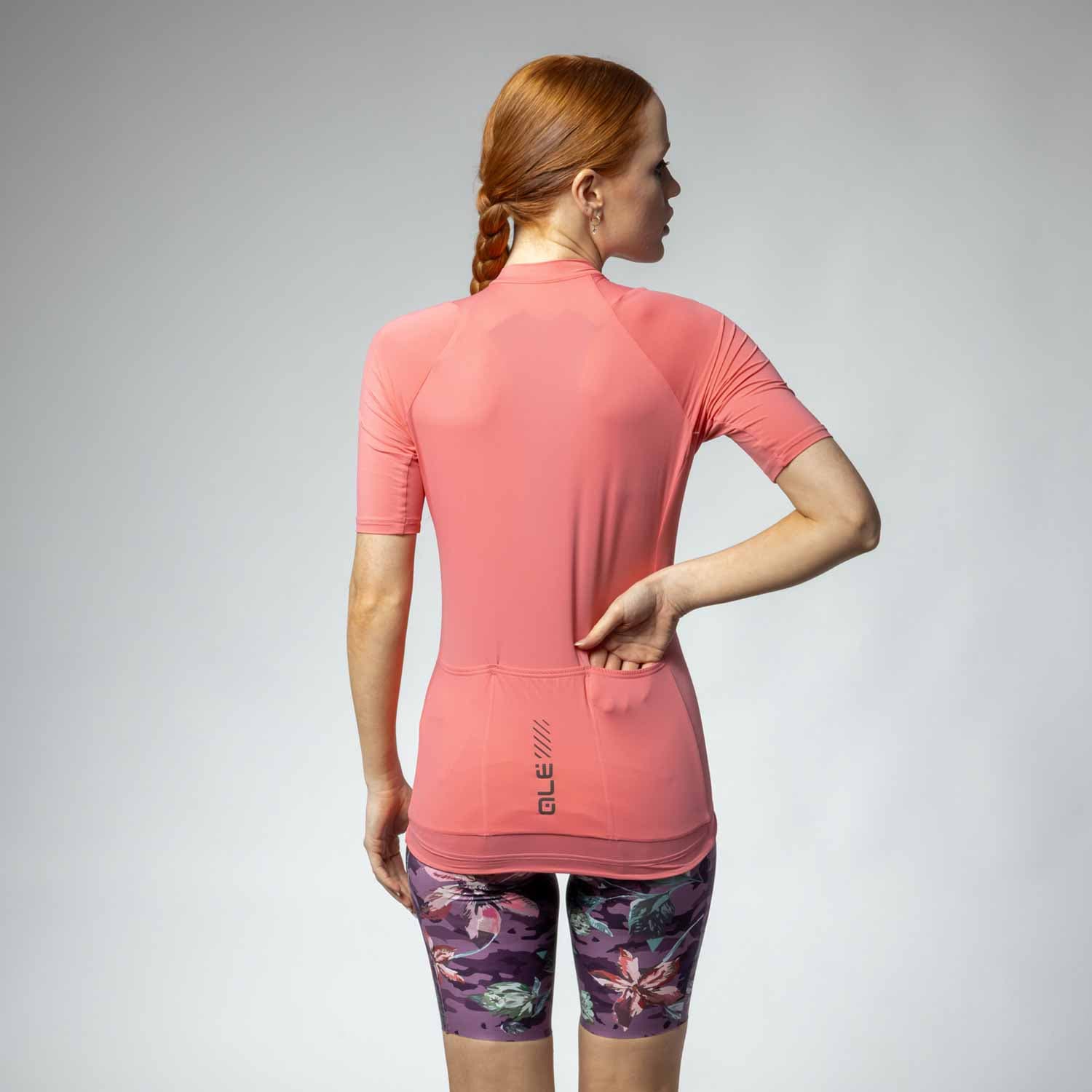 Ale Clothing Colour Block 2.0 Pragma Womens Short Sleeved Jersey — detail view 2