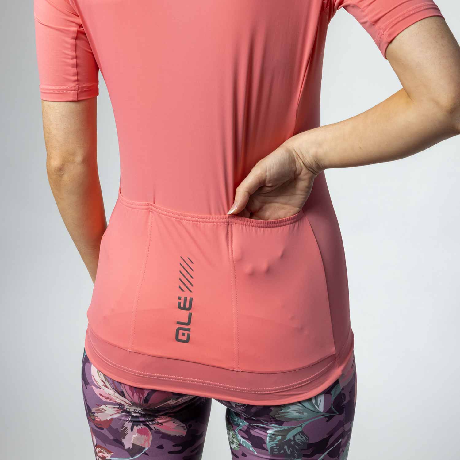 Ale Clothing Colour Block 2.0 Pragma Womens Short Sleeved Jersey — detail view 4