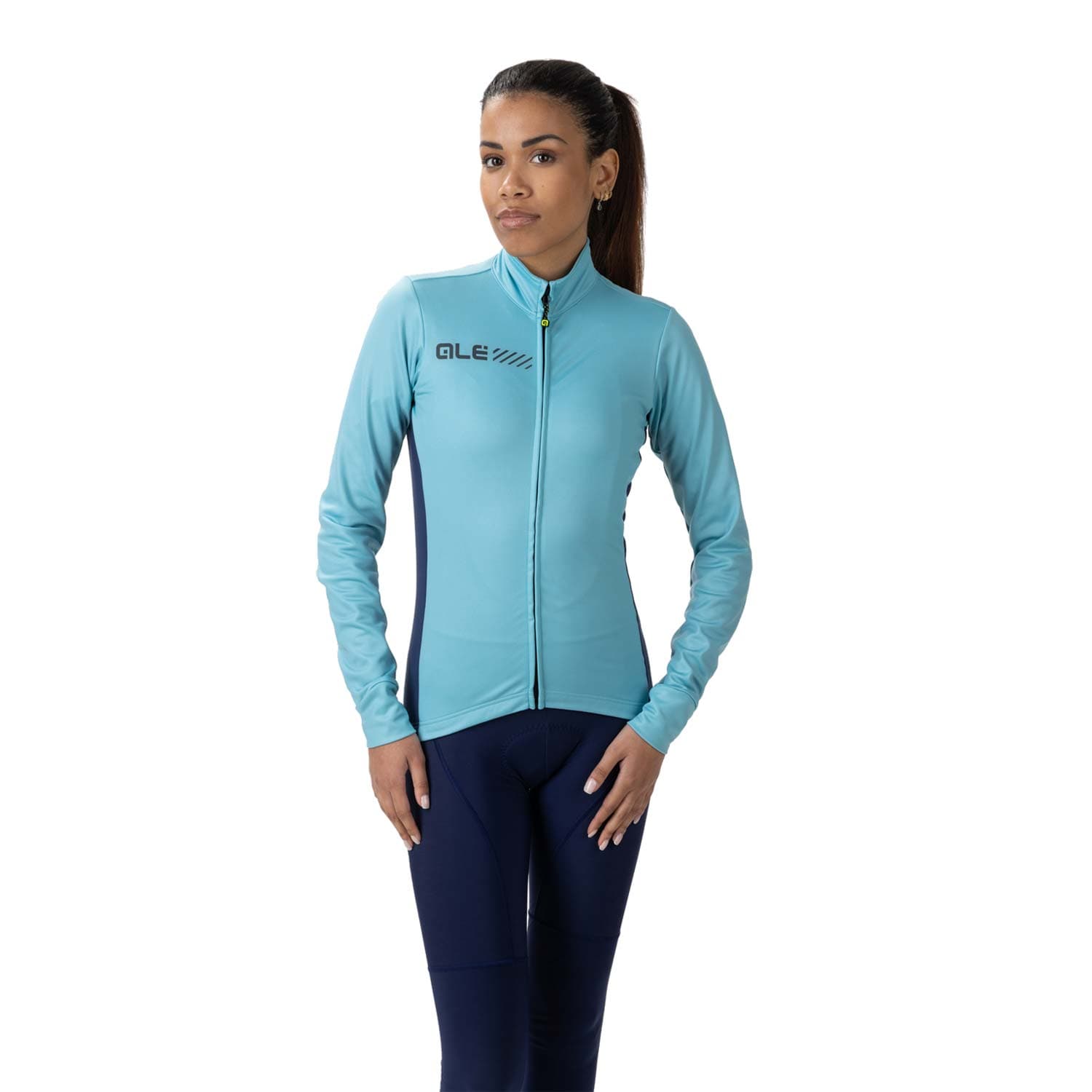 Ale Clothing Fondo 2.0 Solid Womens Long Sleeved Jersey — detail view 3