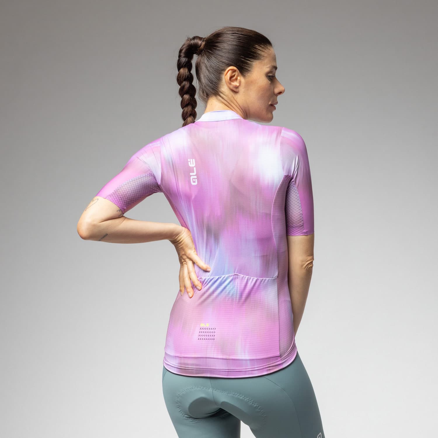 Ale Clothing Argon Pr-E Womens Short Sleeved Jersey — detail view 2