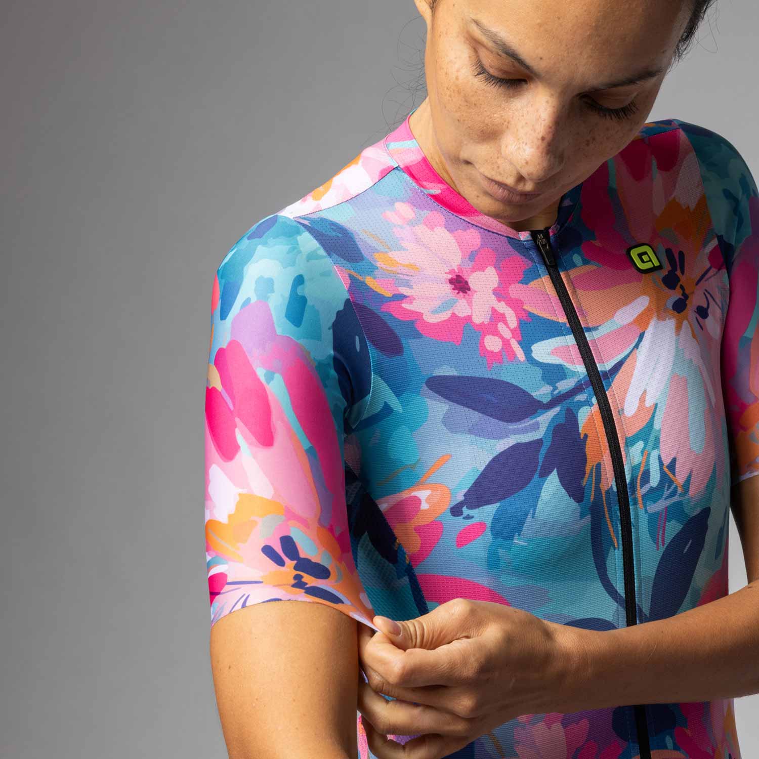 Ale Clothing Jardin Pr-E Womens Short Sleeved Jersey — detail view 3