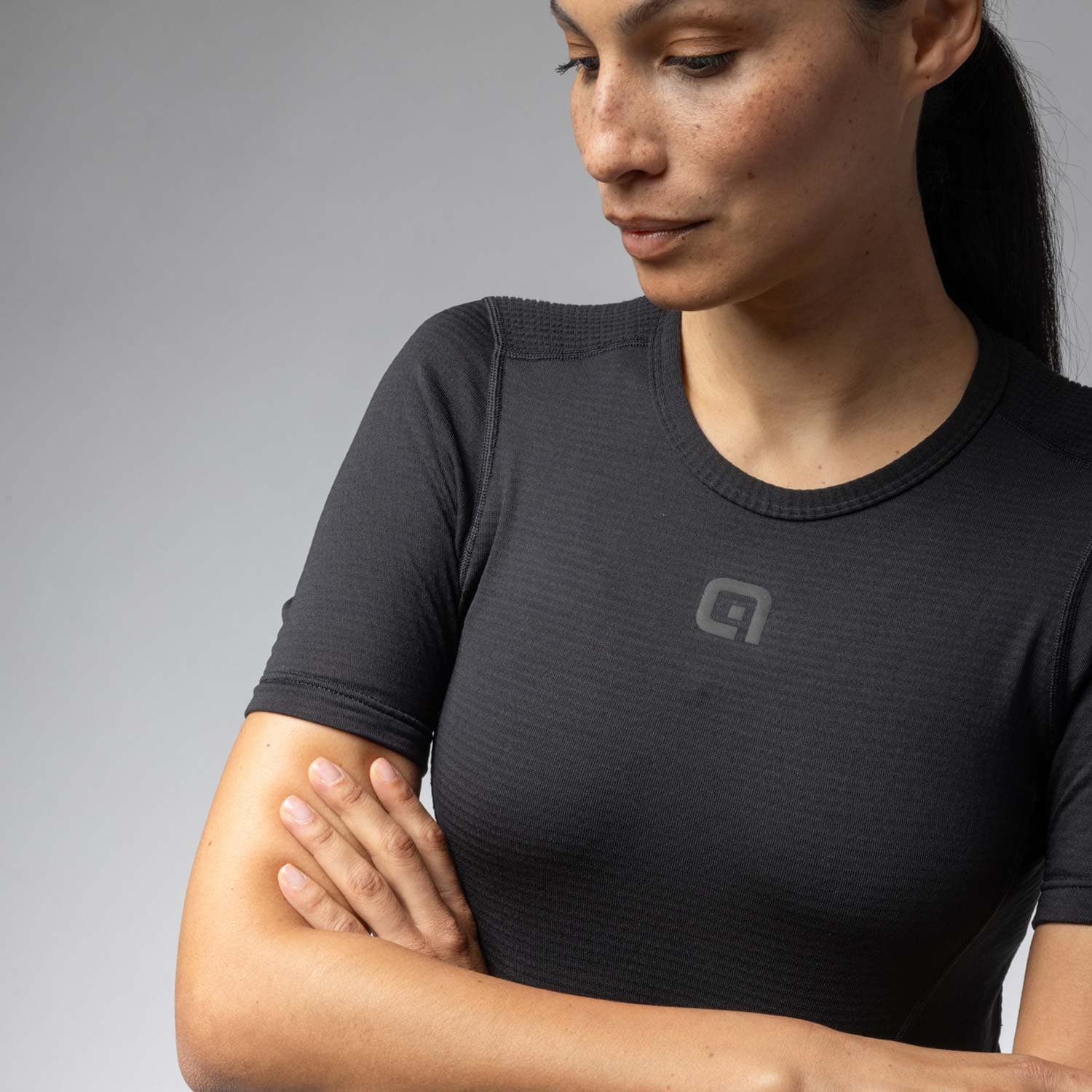 Ale Clothing Grid Intimo Short Sleeved Womens Base Layer — detail view 7
