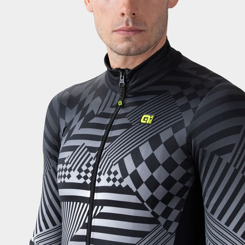 Ale Clothing Checker Pr-S Mens Long Sleeved Jersey — detail view 3