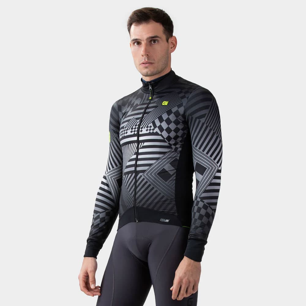 Ale Clothing Checker Pr-S Mens Long Sleeved Jersey — detail view 5