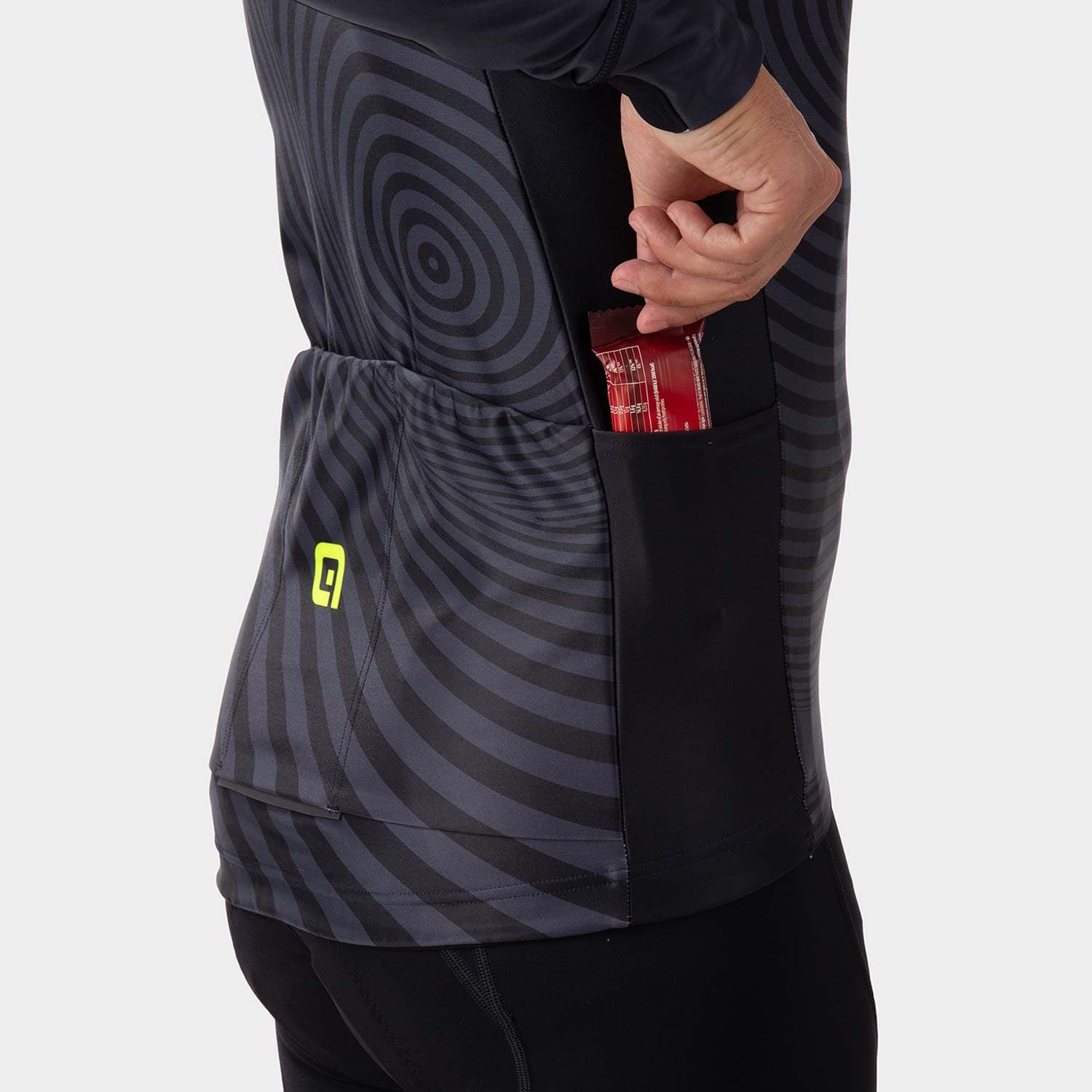 Ale Clothing Green Digital Pr-R Mens Long Sleeved Jersey — detail view 3