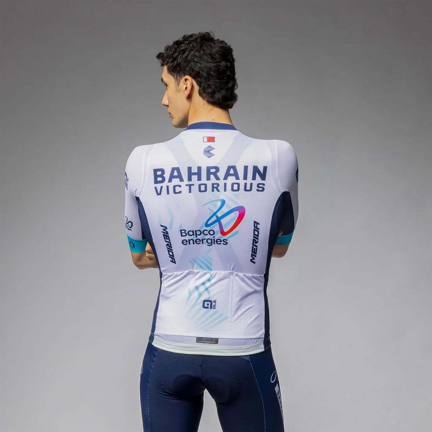 Ale Clothing Bahrain Victorious Pr-S 2.0 Short Sleeved Jersey — detail view 2