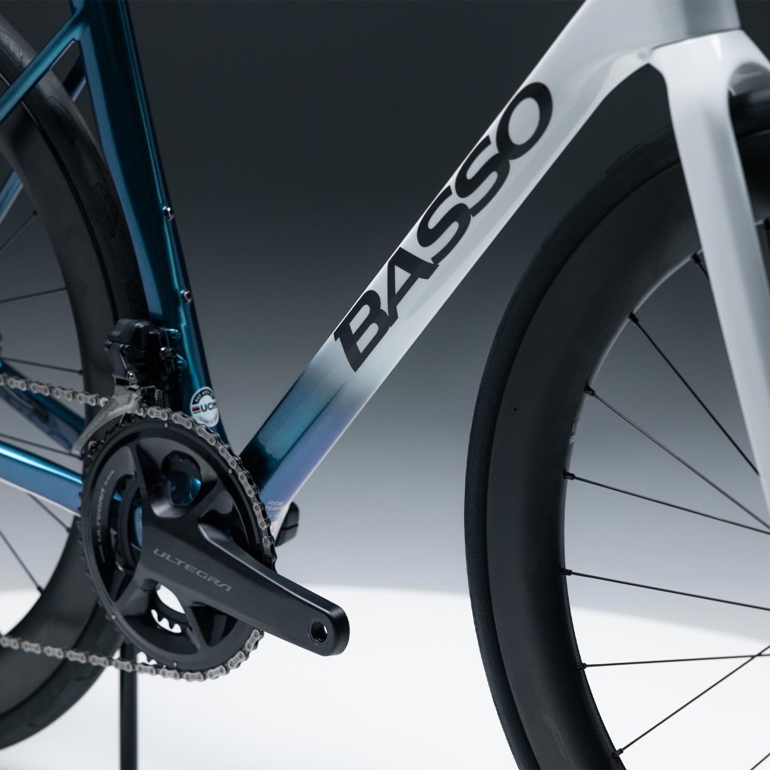Basso Astra Ultegra Di2 Cosmic S Polar White — detail view 3