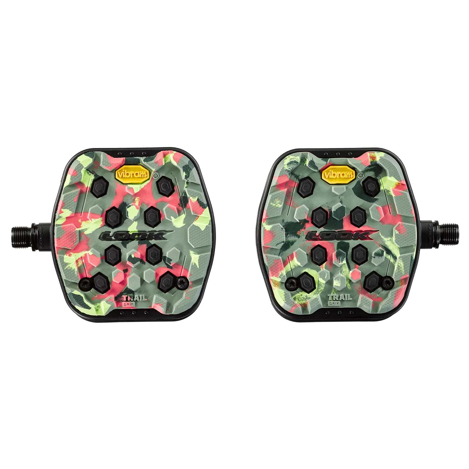 Look Trail Grip Flat Camo Pedals — detail view 2