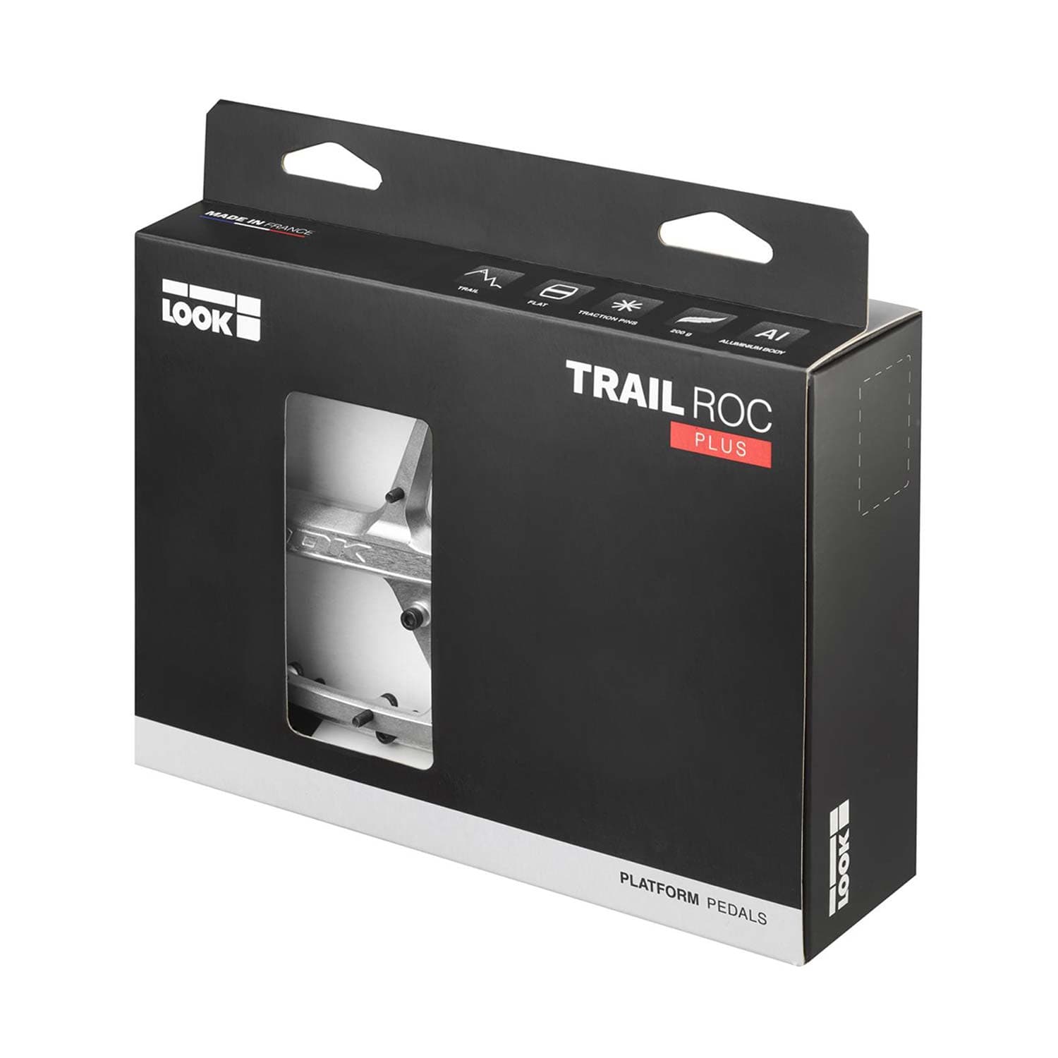 Look Trail Roc Plus Flat Silver Pedals — detail view 3