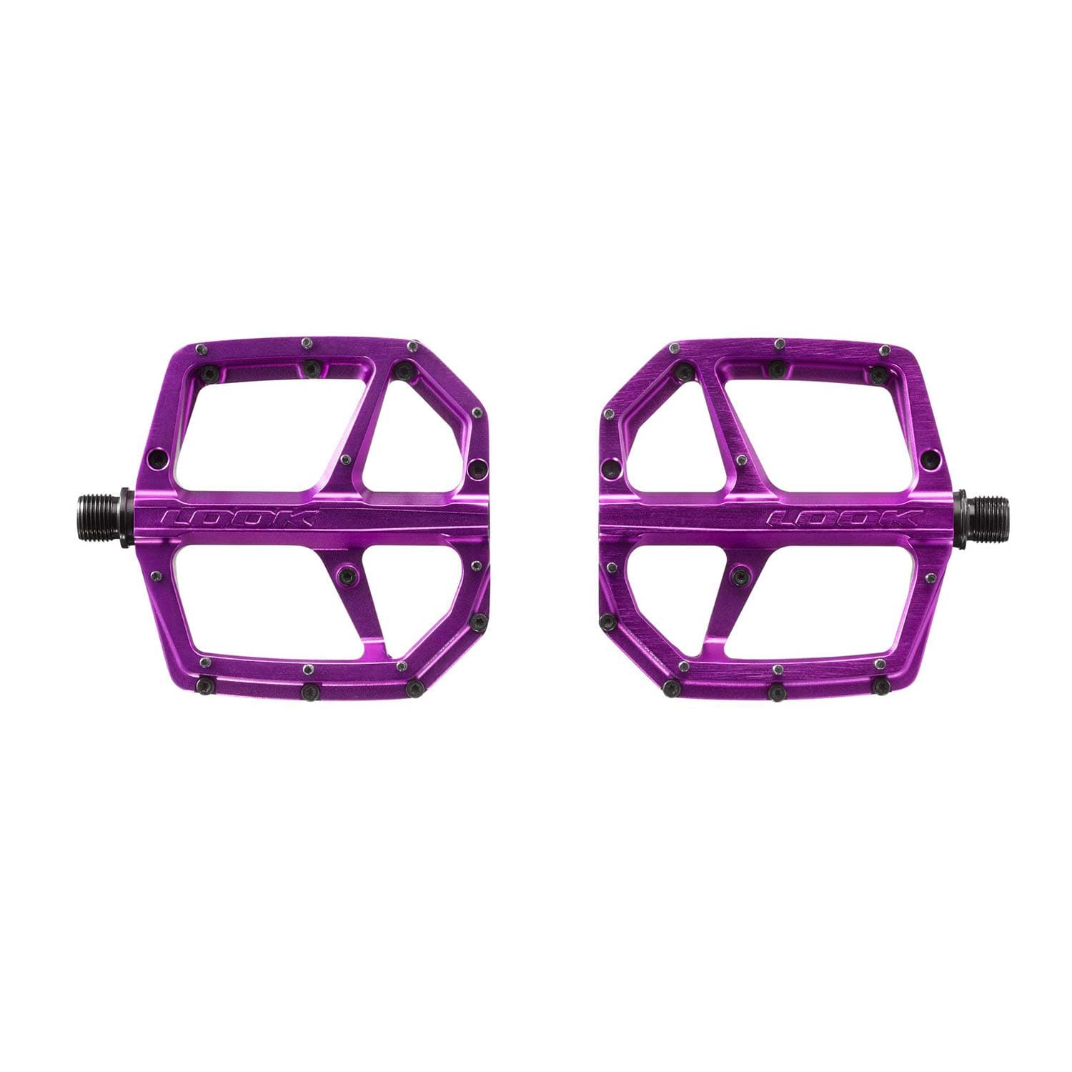 Look Trail Roc Plus Flat Purple Pedals — detail view 2
