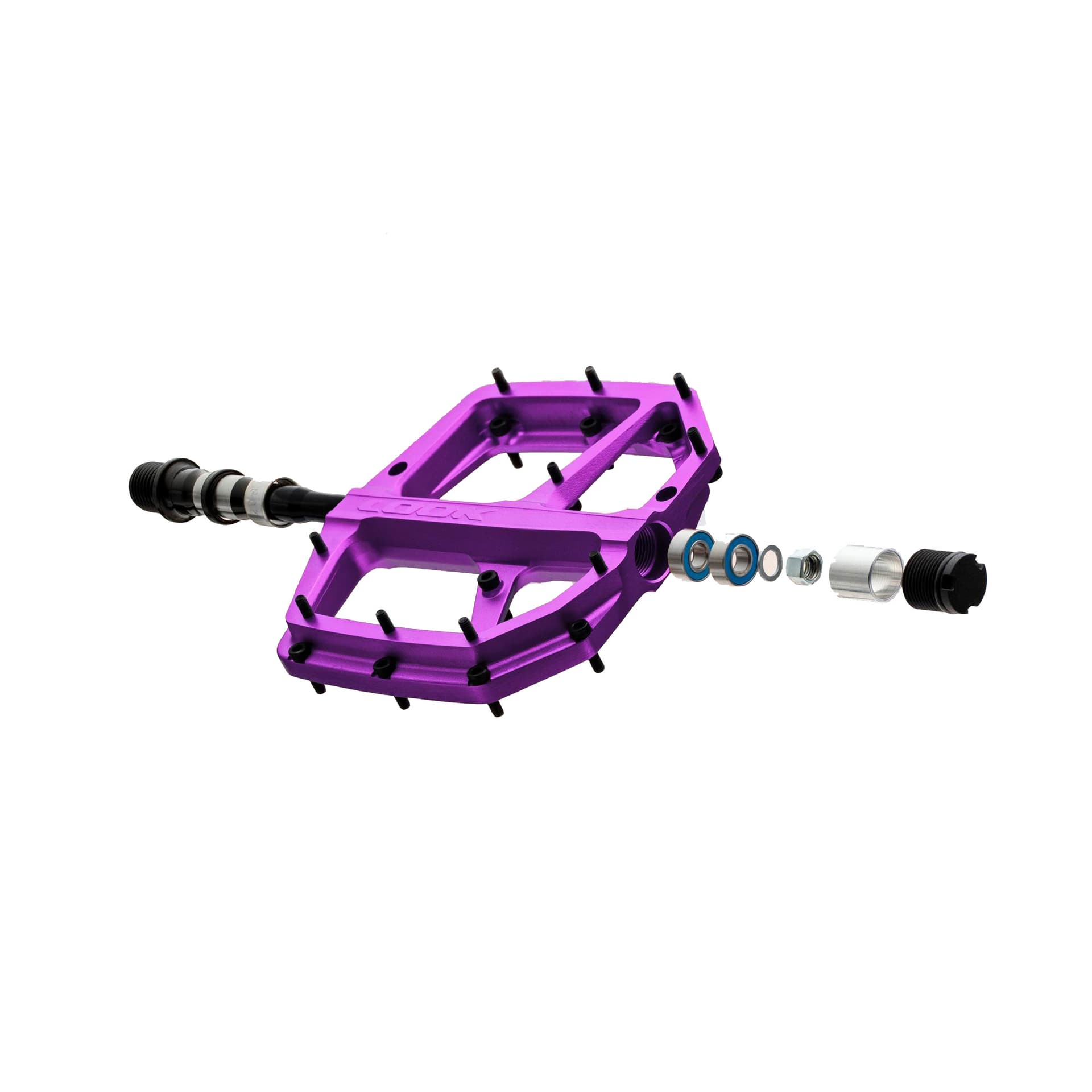 Look Trail Roc Plus Flat Purple Pedals — detail view 4