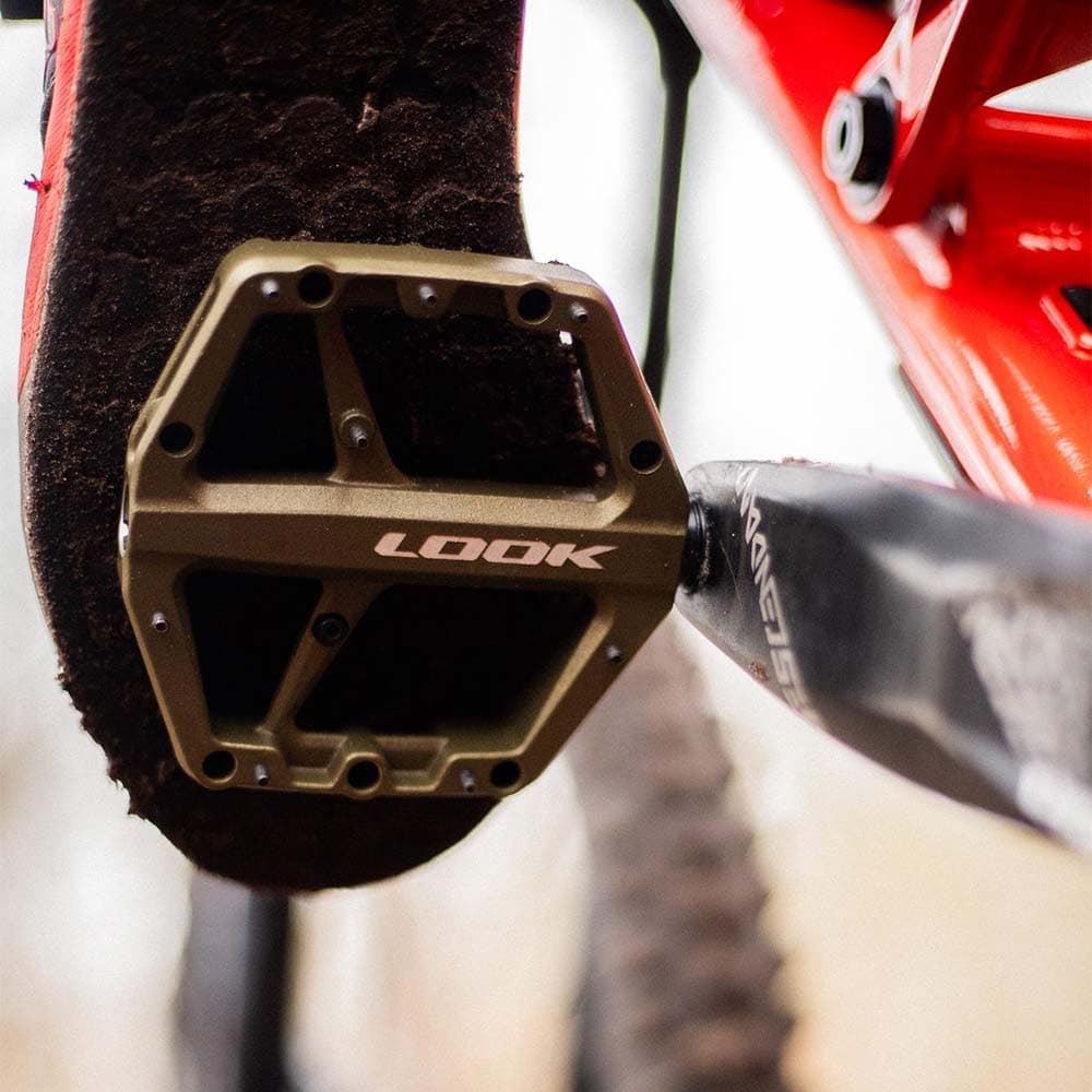 Look Trail Roc Flat Green Pedals — detail view 6