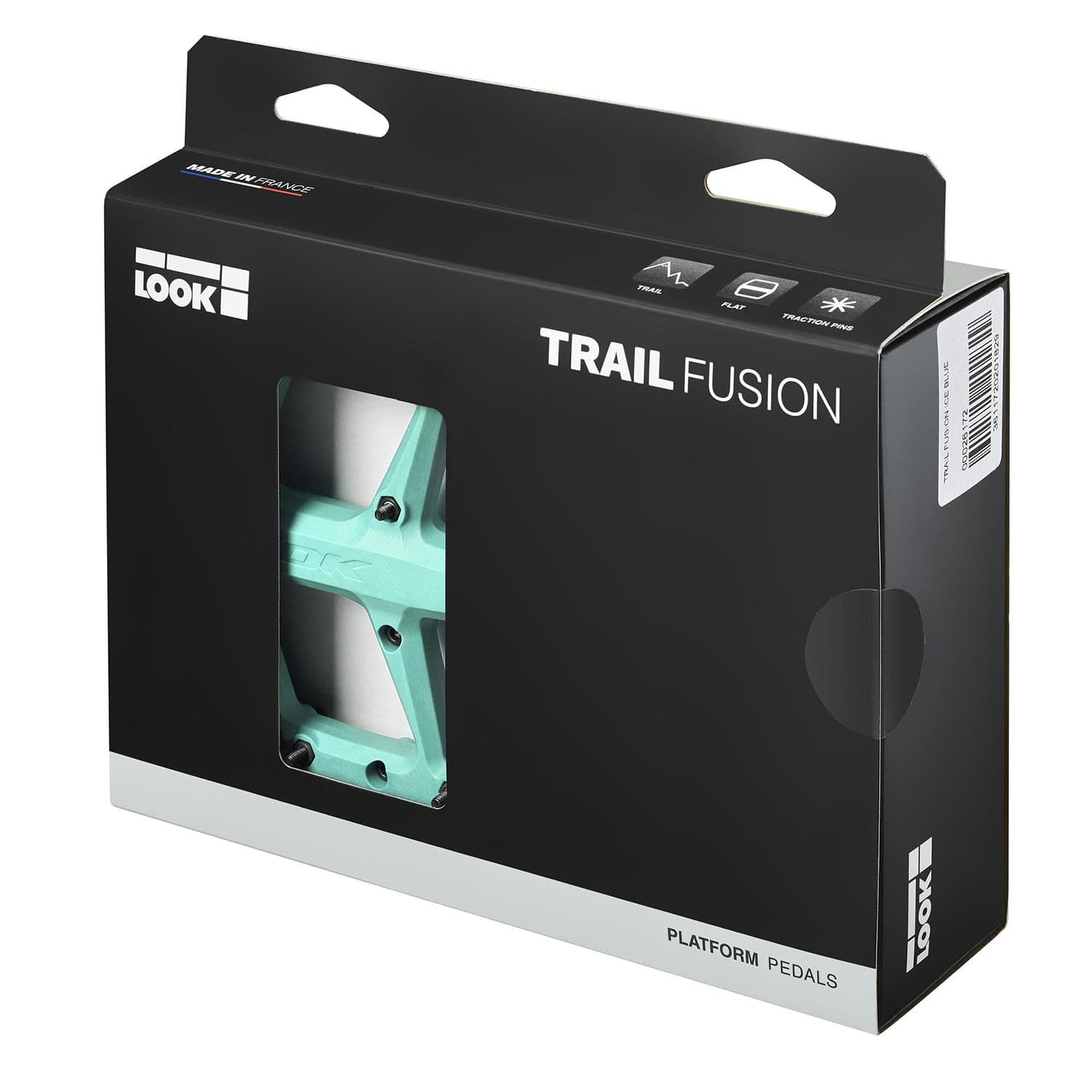 Look Trail Fusion Flat Blue Pedals — detail view 3