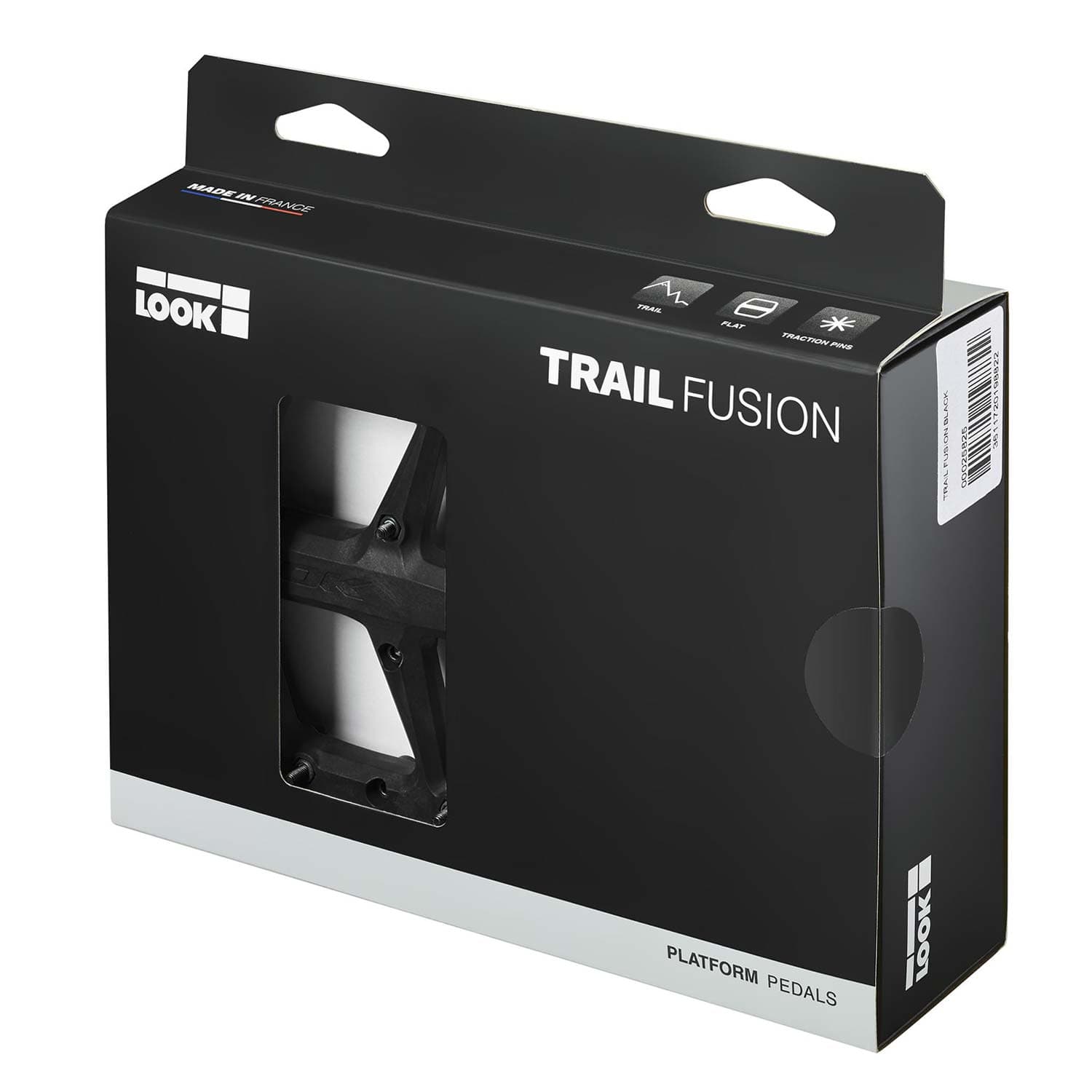 Look Trail Fusion Flat Black Pedals — detail view 3