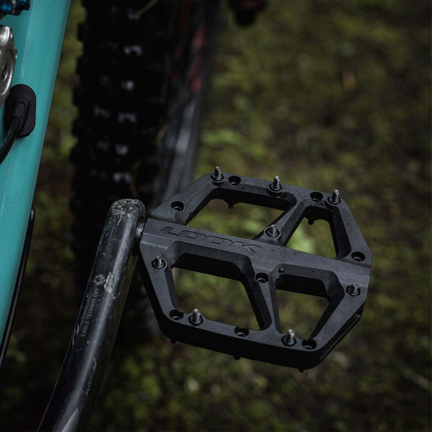 Look Trail Fusion Flat Black Pedals — detail view 4