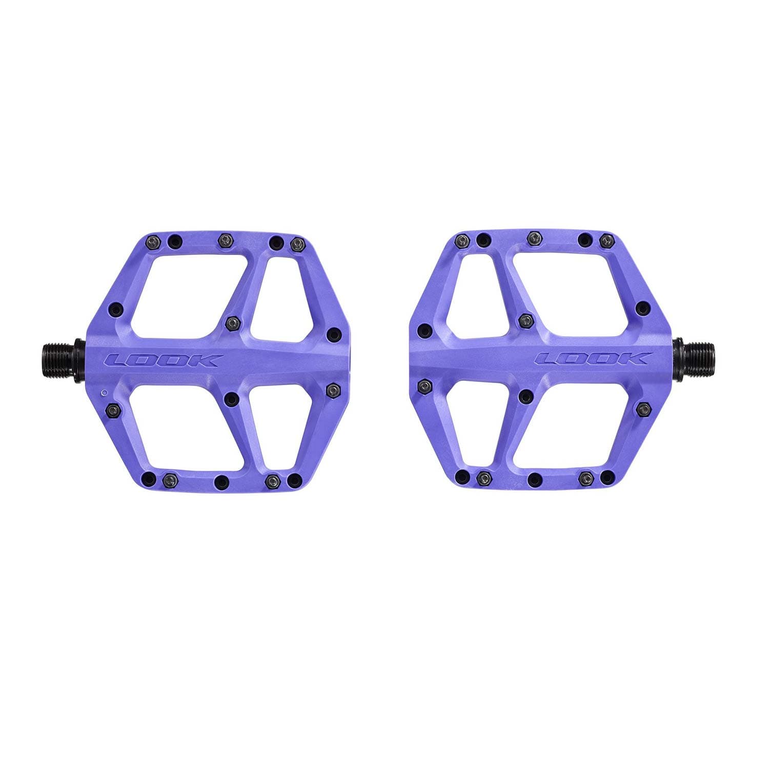 Look Trail Fusion Flat Purple Pedals — detail view 2