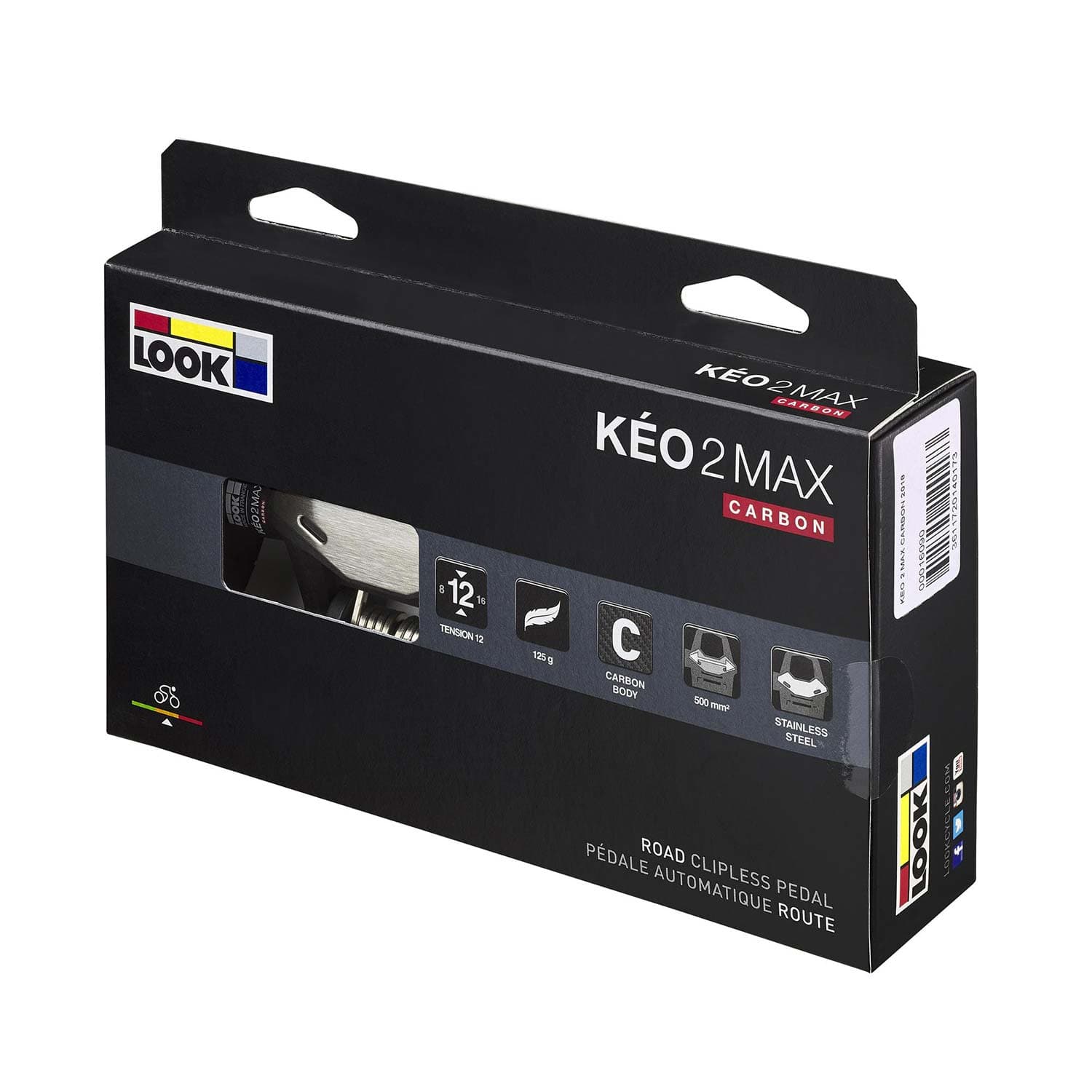 Look Keo 2 Max Carbon Black Pedals — detail view 5