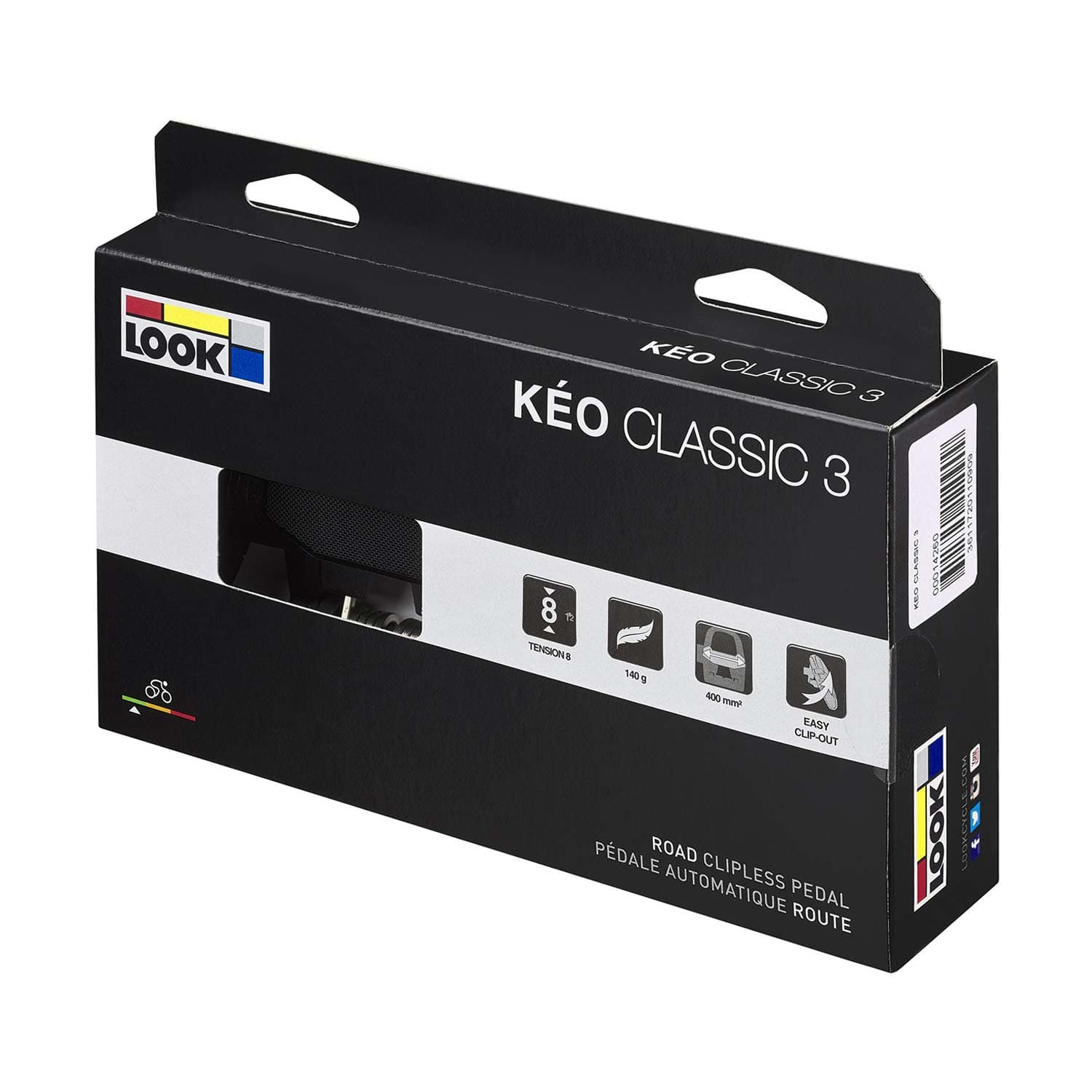 Look Keo Classic 3 Black Pedals — detail view 5