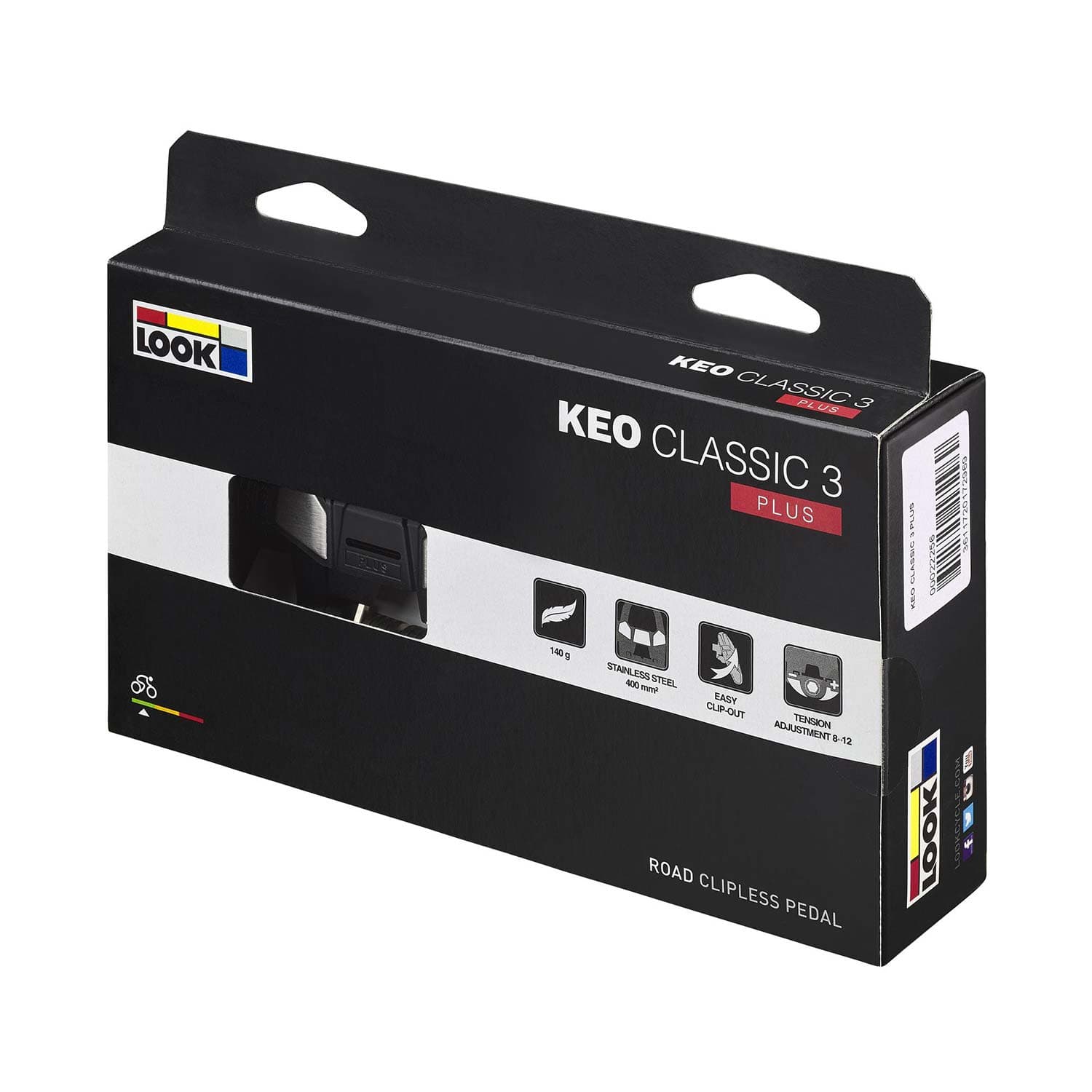 Look Keo Classic 3 Plus Black Pedals — detail view 5