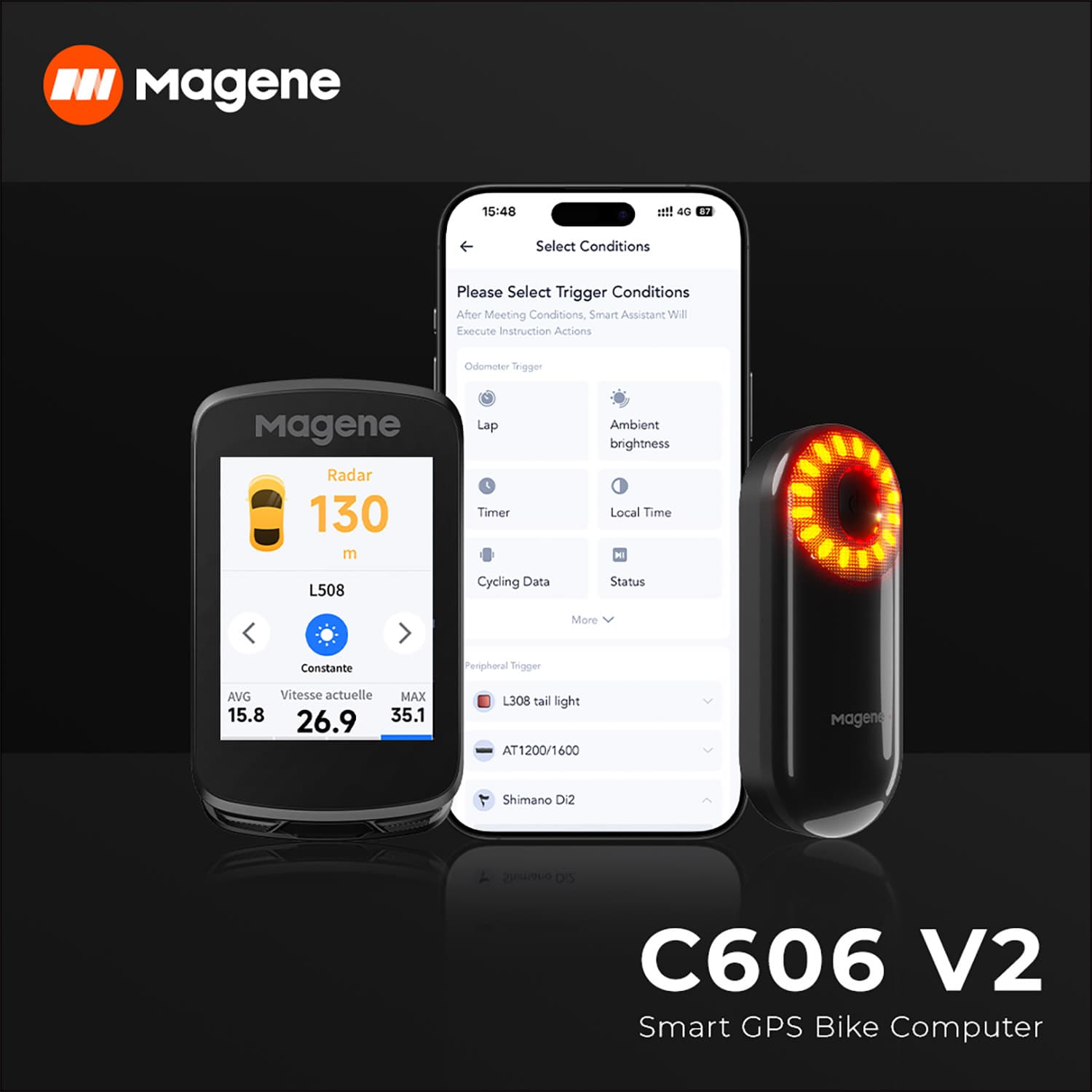 C606 V2 Smart Gps Bike Computer thumbnail 7