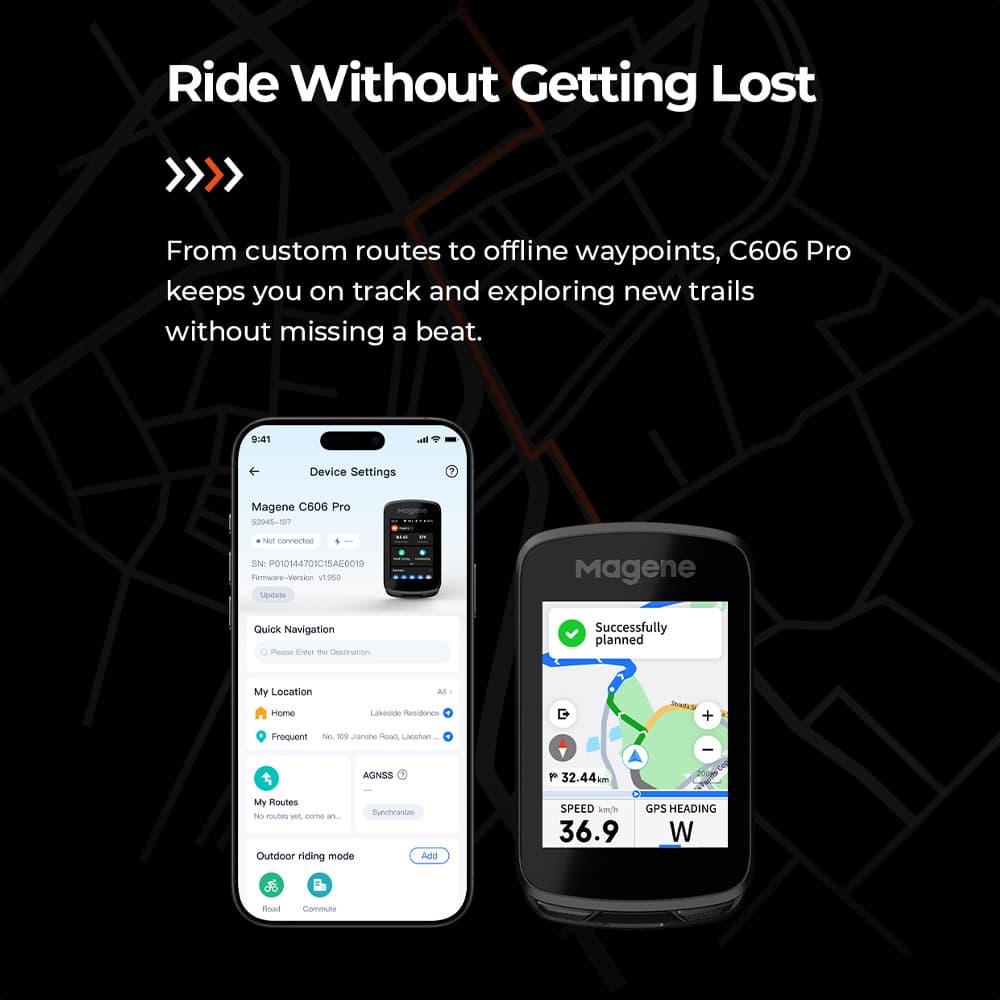 C606 Pro Smart Gps Bike Computer thumbnail 7