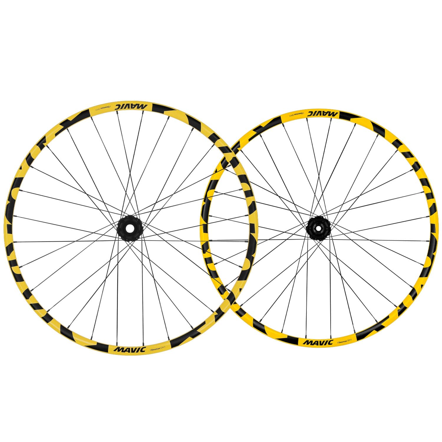 Mavic Deemax Dh Yellow Mullet 6 Bolt Boost — detail view 4