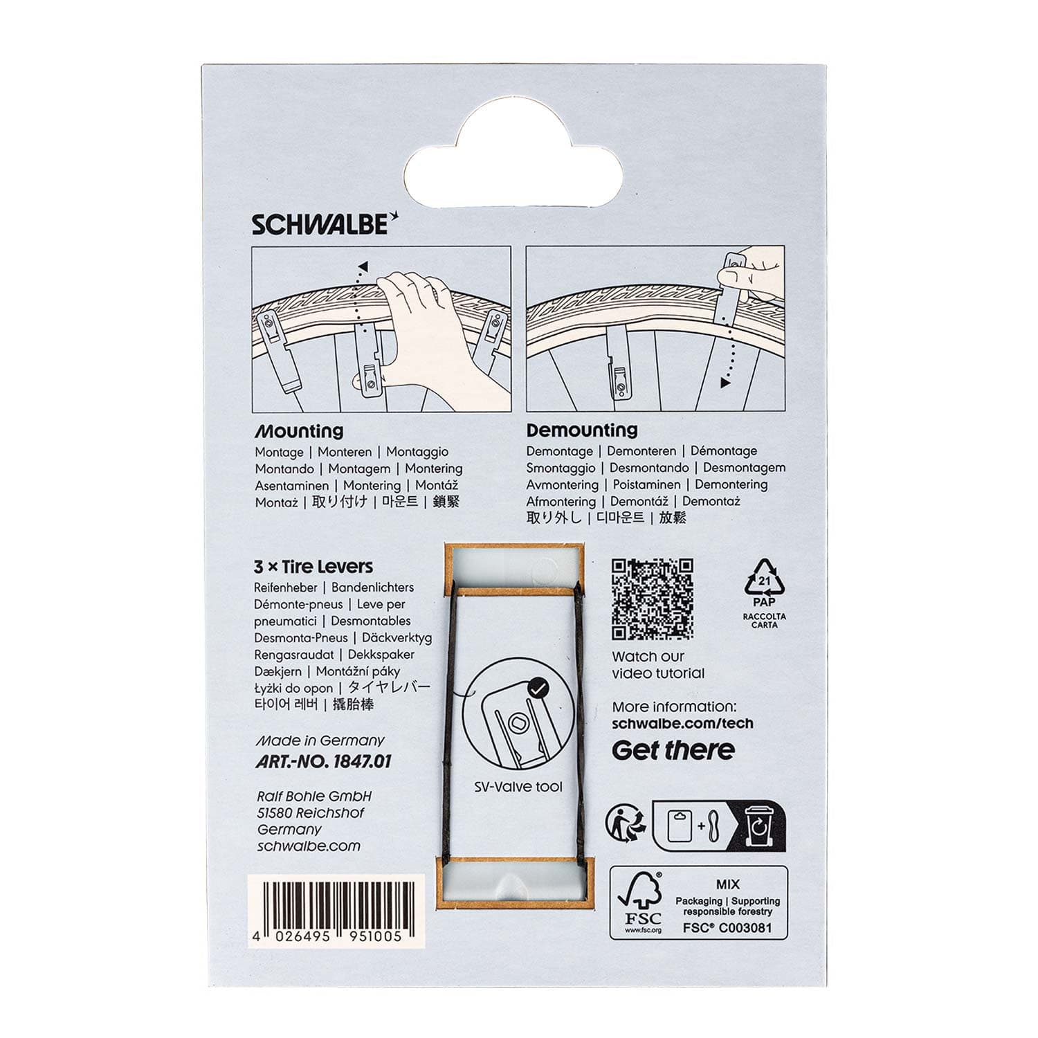 Schwalbe Tyre Levers — detail view 4