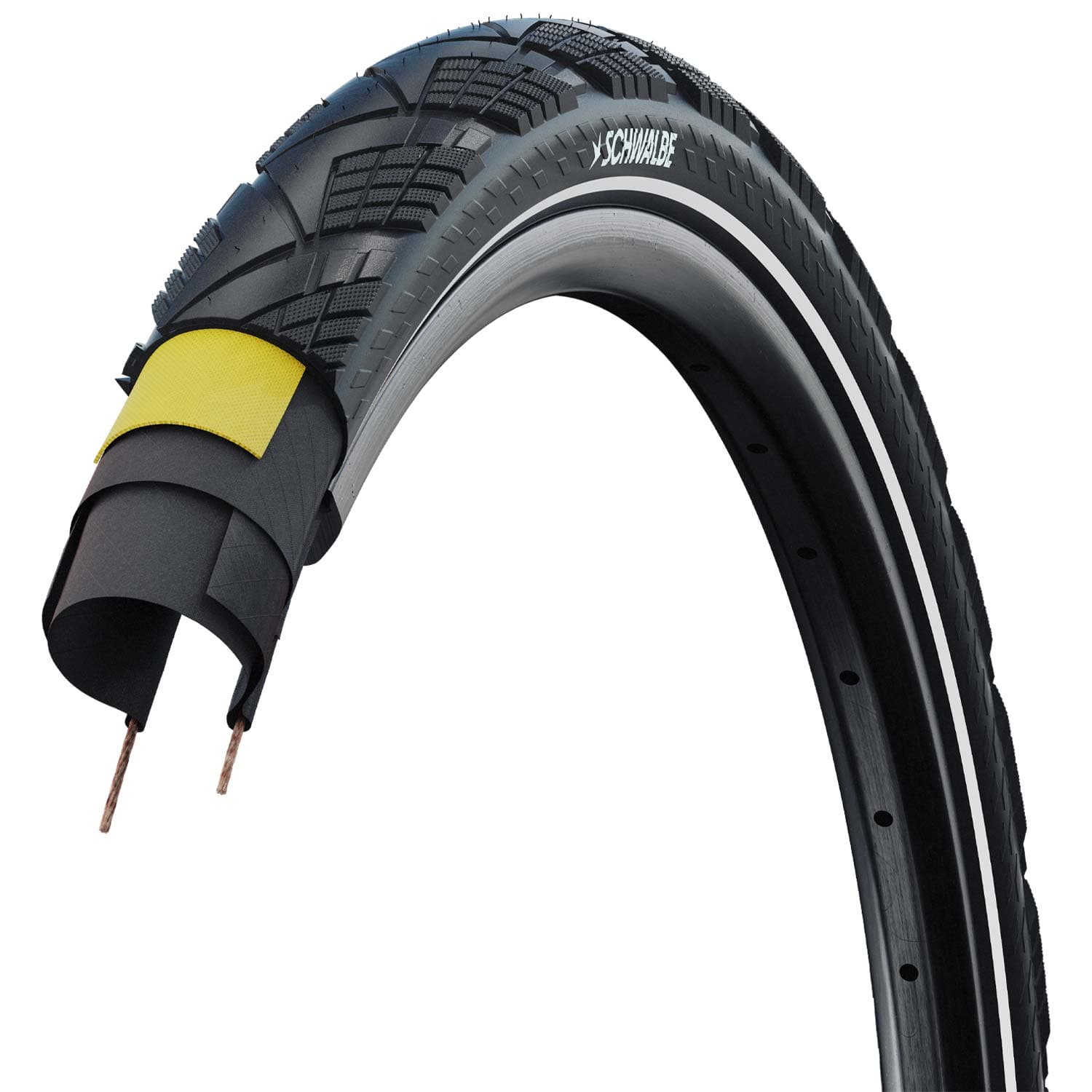 Schwalbe Marathon Efficiency Pro V-Guard Tlr Folding — detail view 2