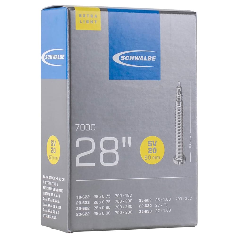 Schwalbe Sv20 Extra Light 700c Tubes — detail view 2