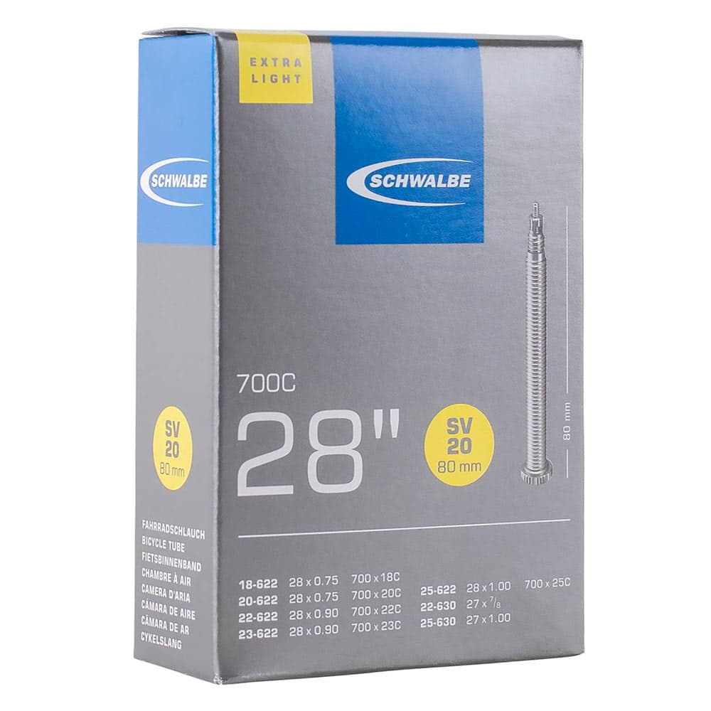 Schwalbe Sv20 Extra Light 700c Tubes — detail view 3