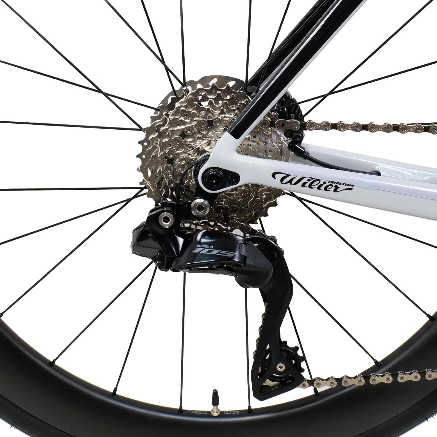 Filante Sl 105 Di2 Asfalto Silver/Black thumbnail 9