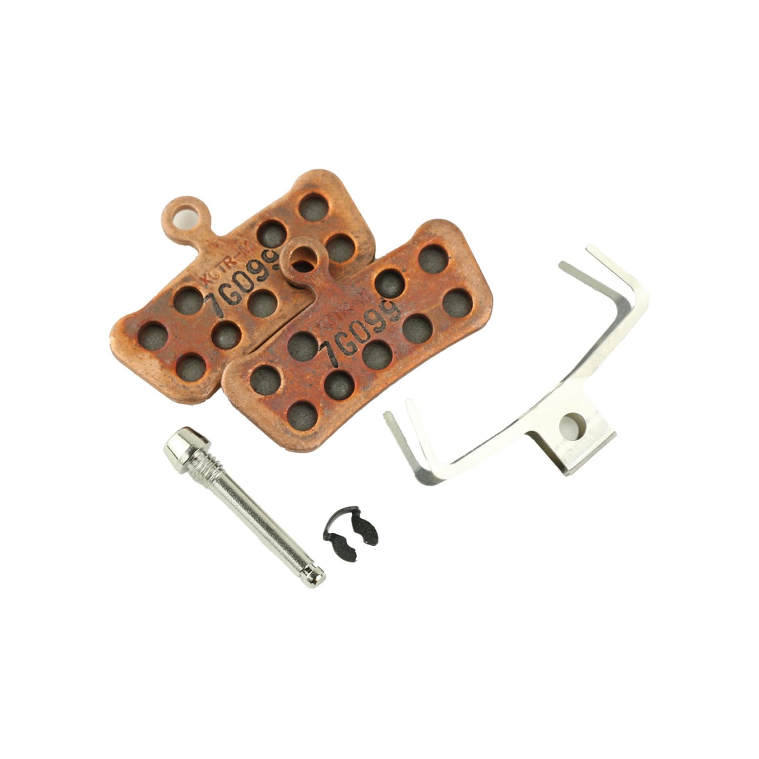 Sram Disc Brake Pads - Medium Sintered/Steel (Heavy Duty) - Trail/Guide/G2/Level 4 Piston — product photo
