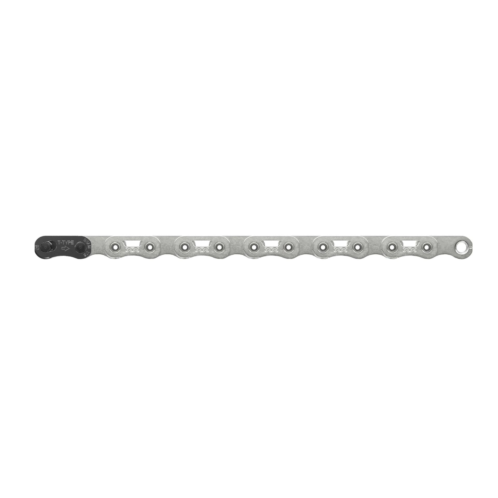 Sram Chain XXSL T-Type Eagle Silver Hollowpin 126 Links W/Powerlock T-Type Pvd 12 Speed 1Pc 2023 — product photo