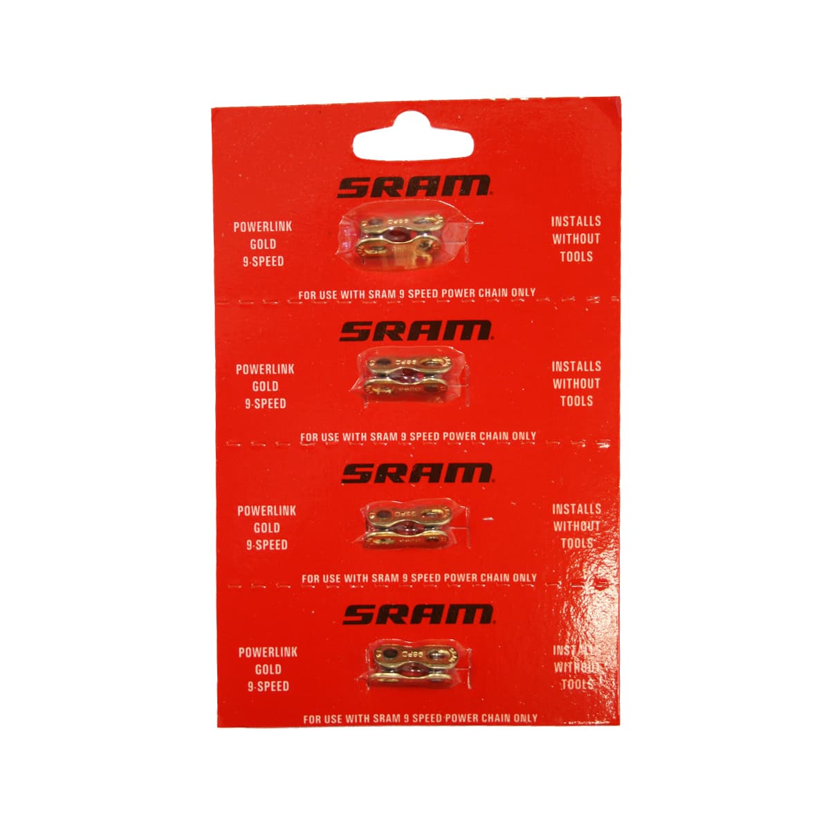 Sram Powerlink Gold 9 Speed (4pcs) — product photo