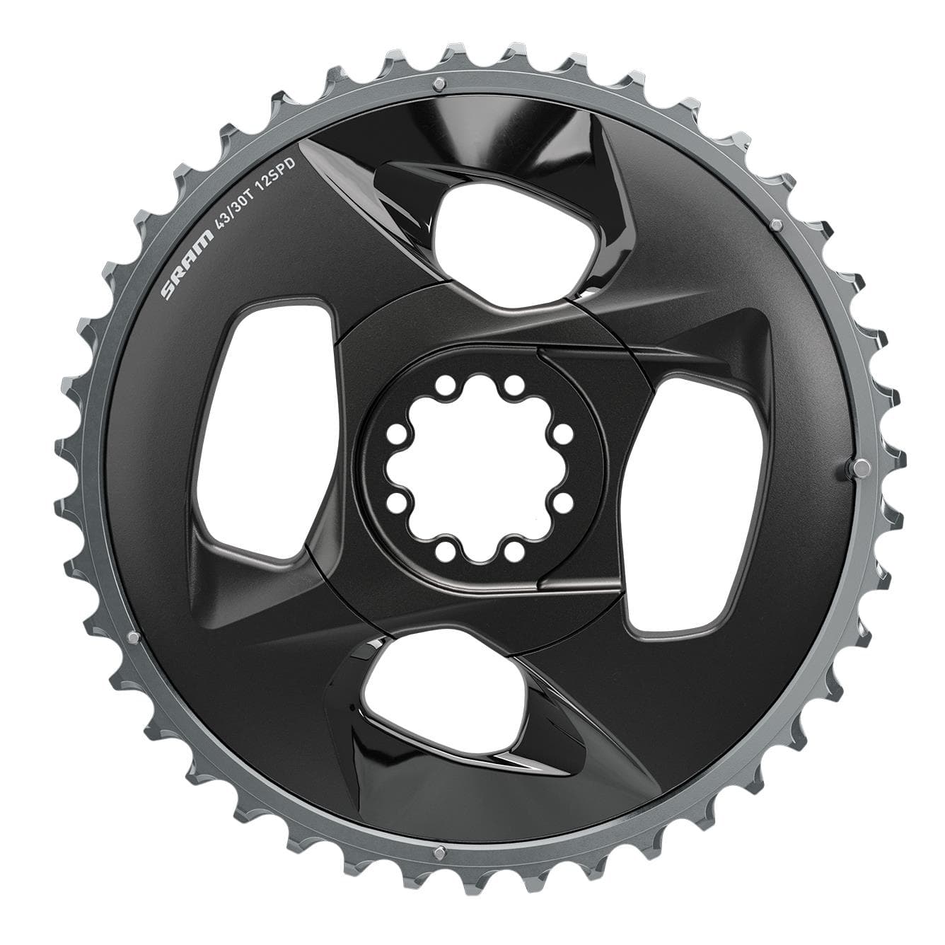 Sram Chain Ring Road 43T 94BCD 2X12 Force Wide With Cover Plate 2021 — product photo