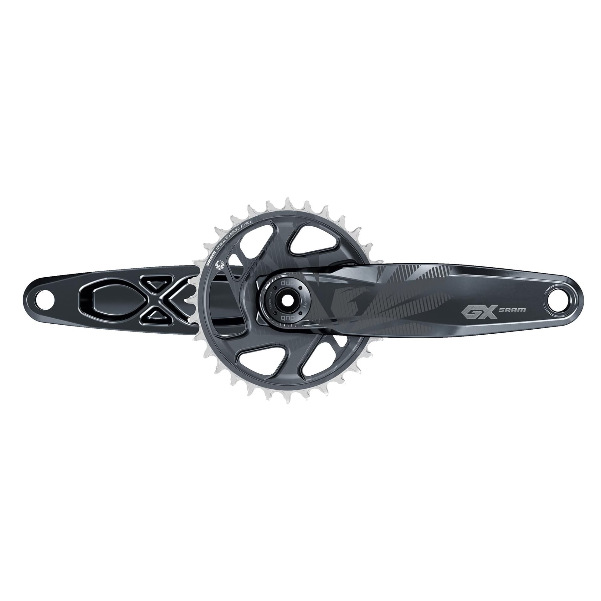 Sram Crank GX Eagle DUB 12s With Direct Mount 32t X-SYNC 2 Chainring (DUB Cups/Bearings Not Included) — product photo