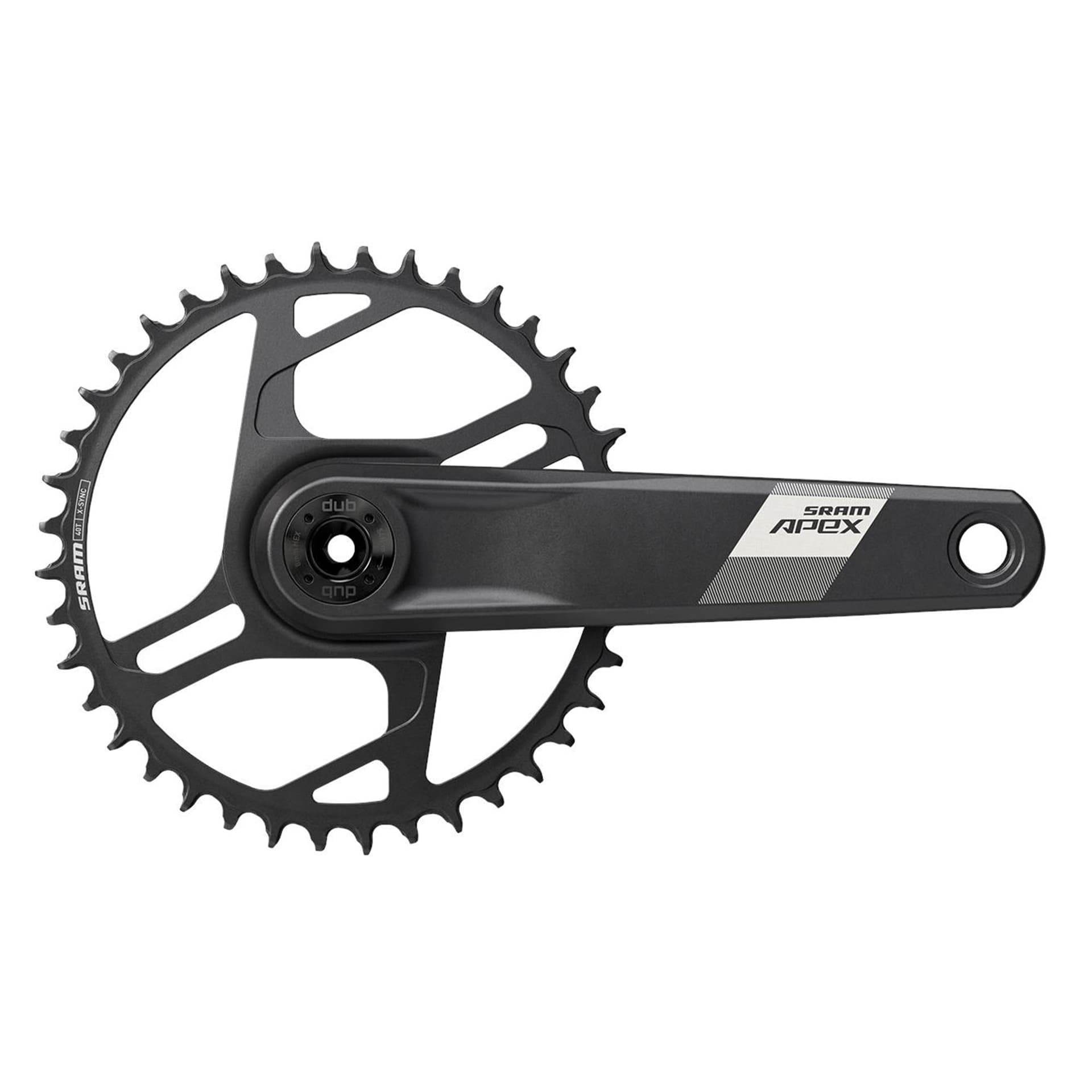Sram APEX 1X Crankset Wide D1 Dub Direct Mount 40T (BB Not Included) — product photo