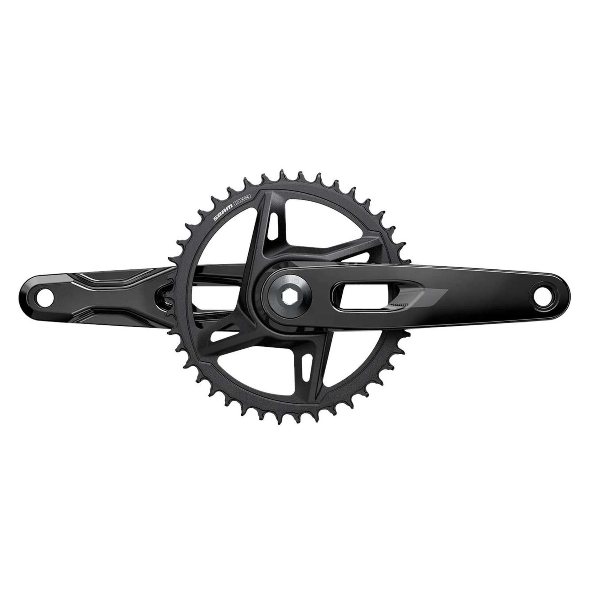 Sram Crankset RIVAL 1x E1 XPLR DUB WIDE - Direct Mount 42T (BB not included) — product photo