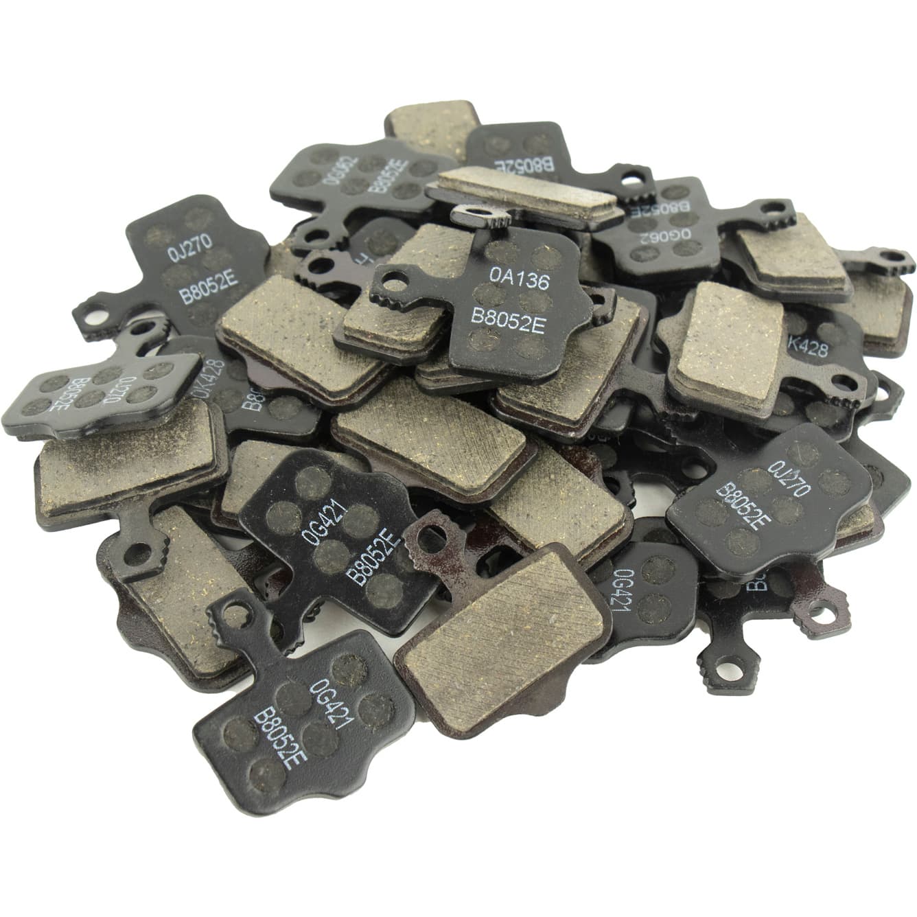 Sram Disc Brake Pads - Small Organic/Steel (Quiet) (20 Sets) - 2 Piece Road/Elixir/DB/Level B1 (2020+) - Oe Road Pad — product photo