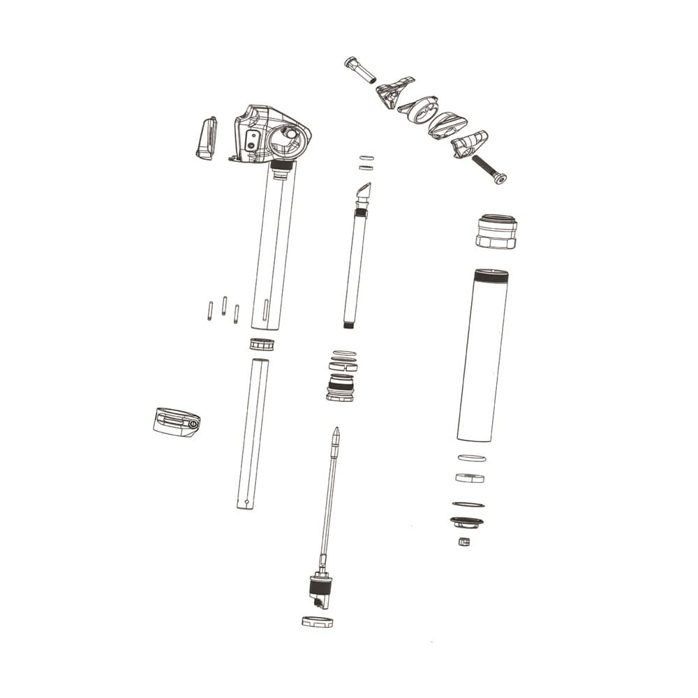 Sram RockShox Spare - SeatPost Service Hydraulic Hose (2000mm) Kit - Reverb Connectamajig (Use OnlyWith Connectamajig Post) A2 — product photo