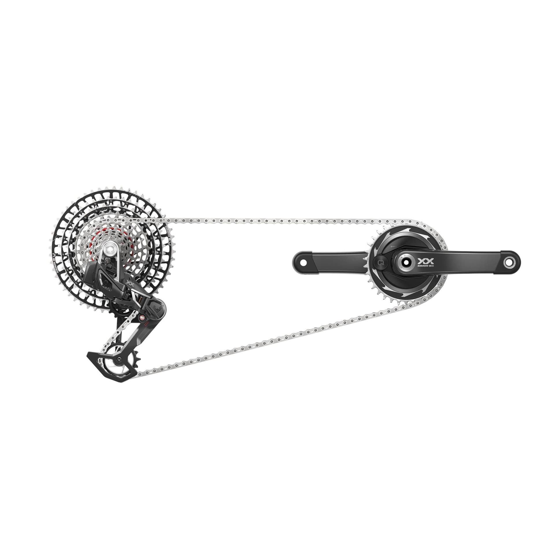 Sram XXSL T-Type Eagle Transmission Powermeter AXS Groupset — product photo
