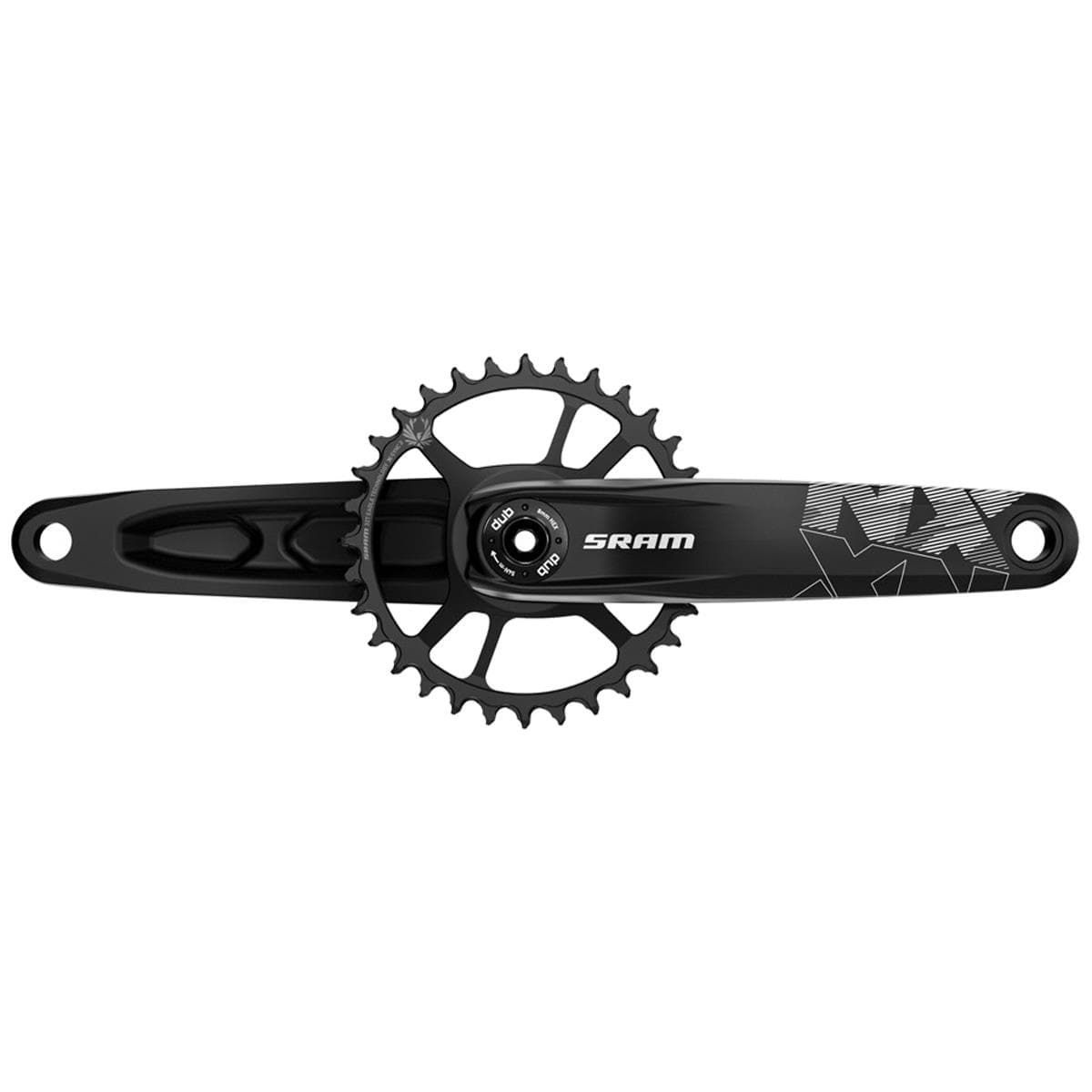 Sram Crank NX Eagle Boost 148 DUB 12s w Direct Mount 32t X-SYNC 2 Steel Chainring Black (DUB Cups/Bearings Not Included) — product photo