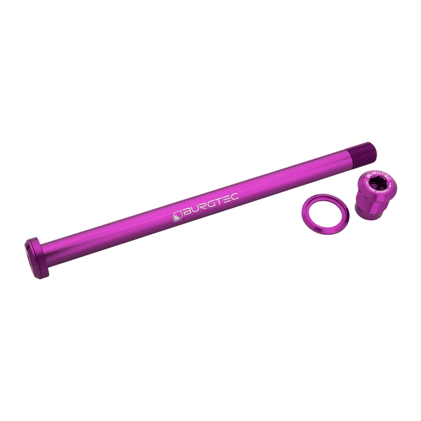 Burgtec Pivot 185.3mm Rear Axle — detail view 4