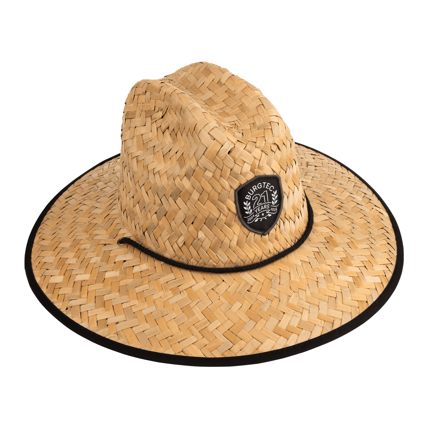 Burgtec Shaper Straw Brimmed Hat — detail view 2